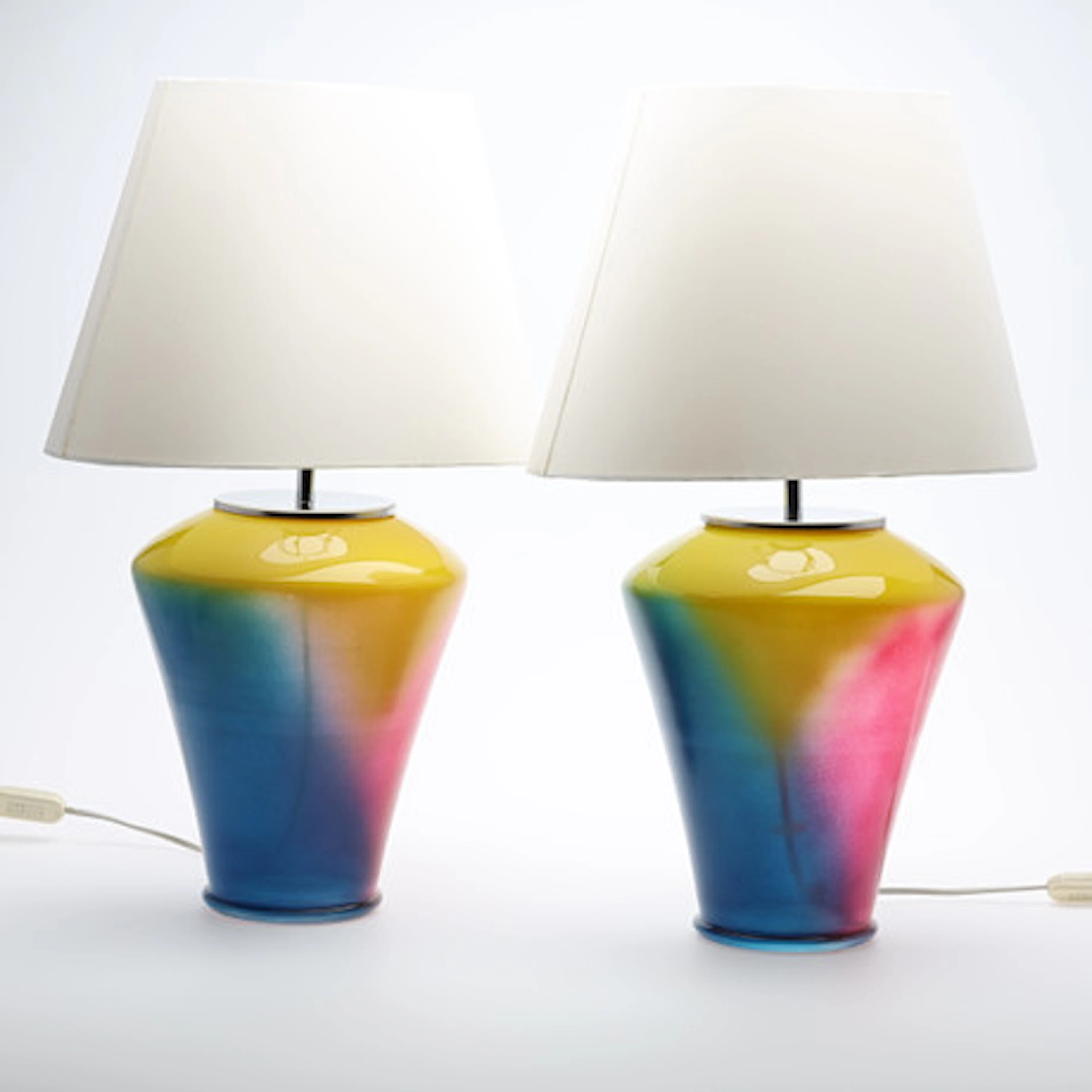 BORDSLAMPOR, glas 1 par.