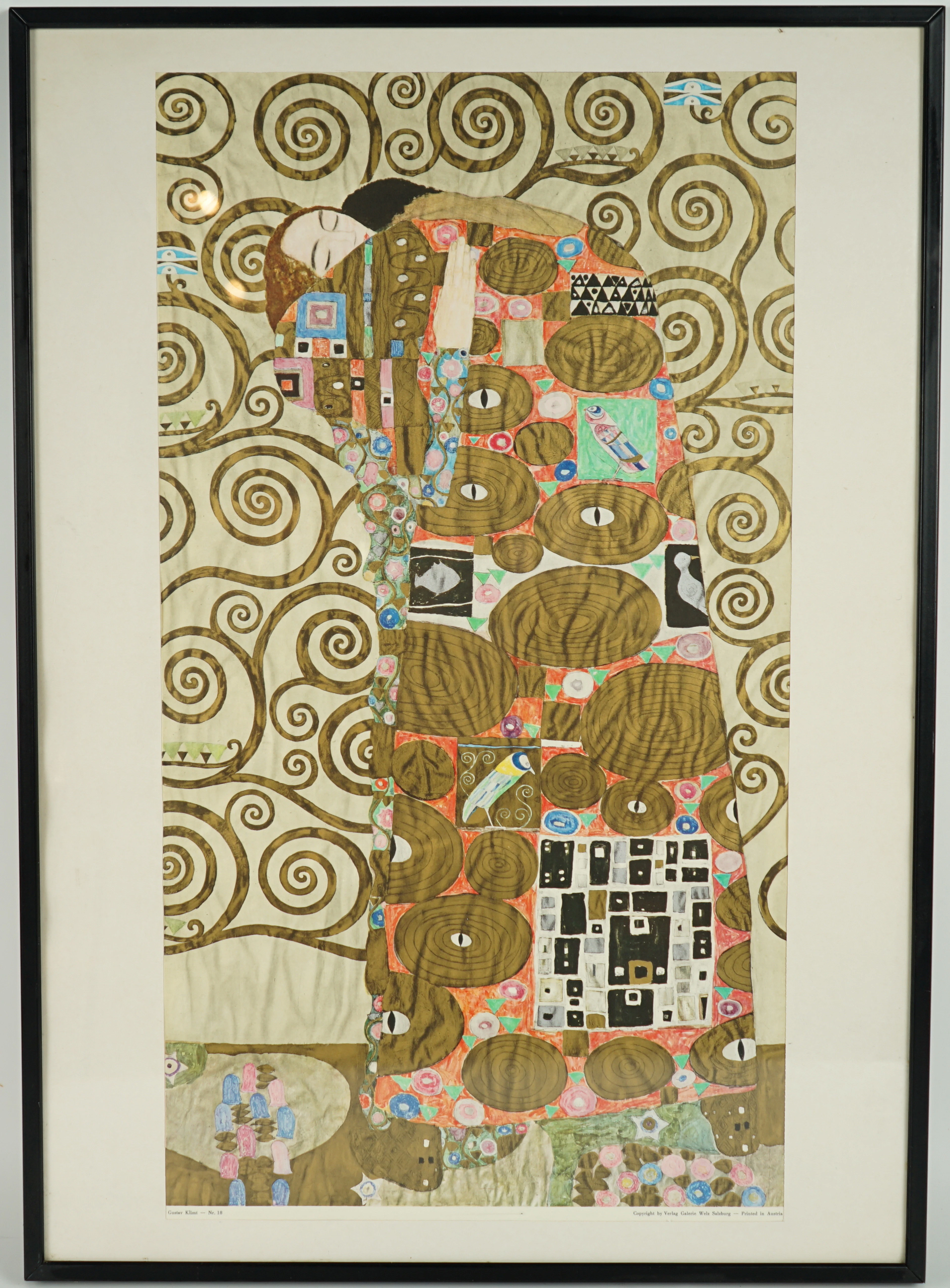 Gustav Klimt, nr 18, tryck, Galerie Welz, Salzburg.