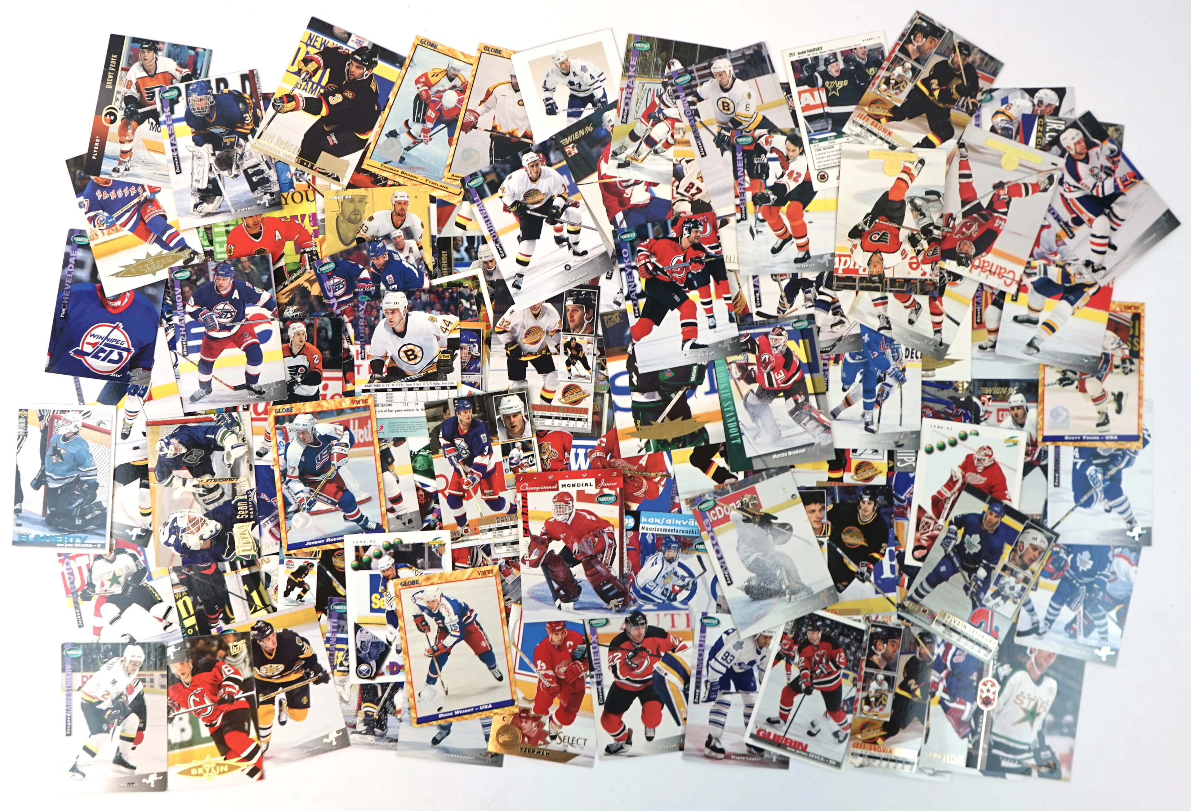 Hockeykort, ett parti.