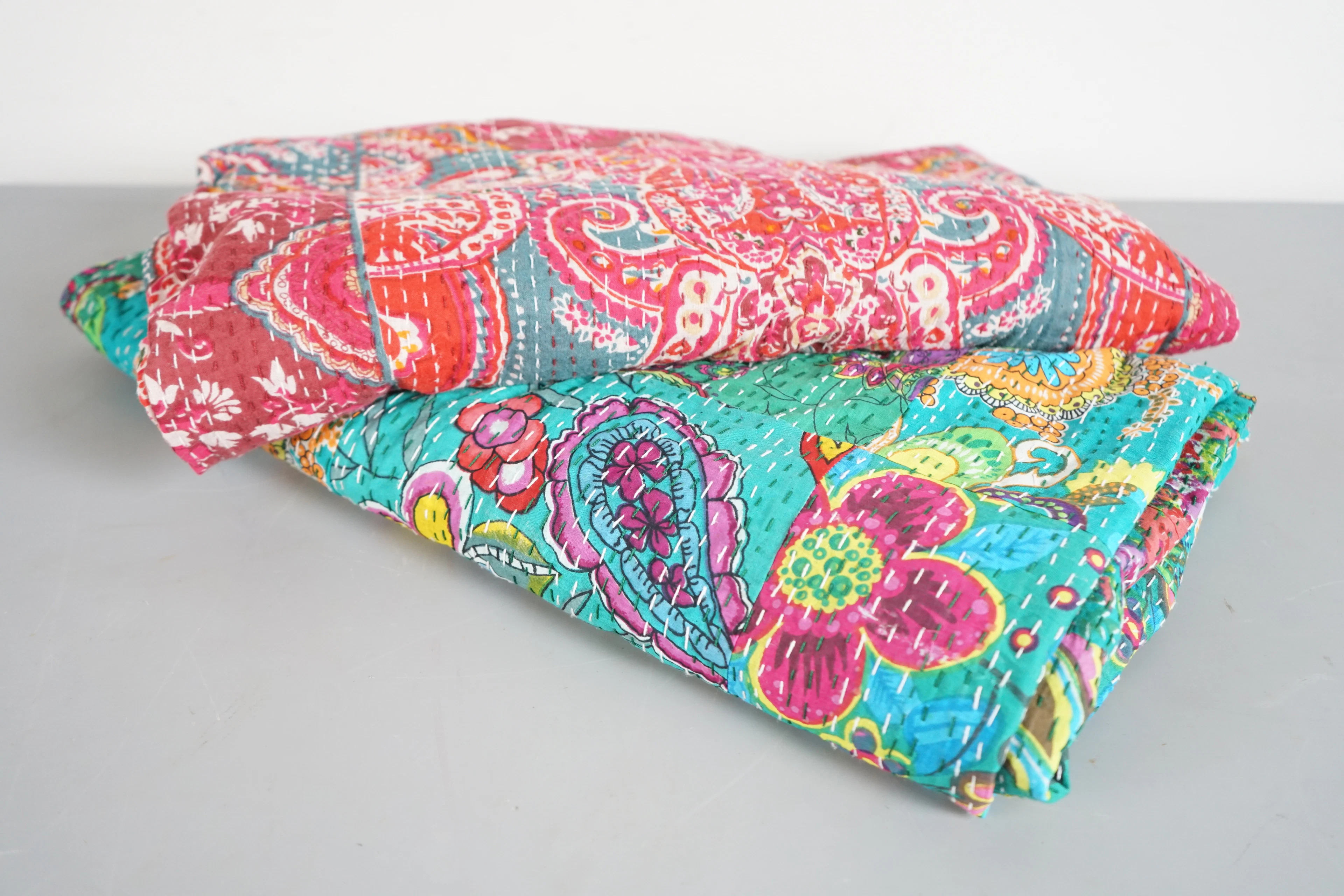 Anette Odelberg, plädar, 2 st, textil, Oriental and Vintage.