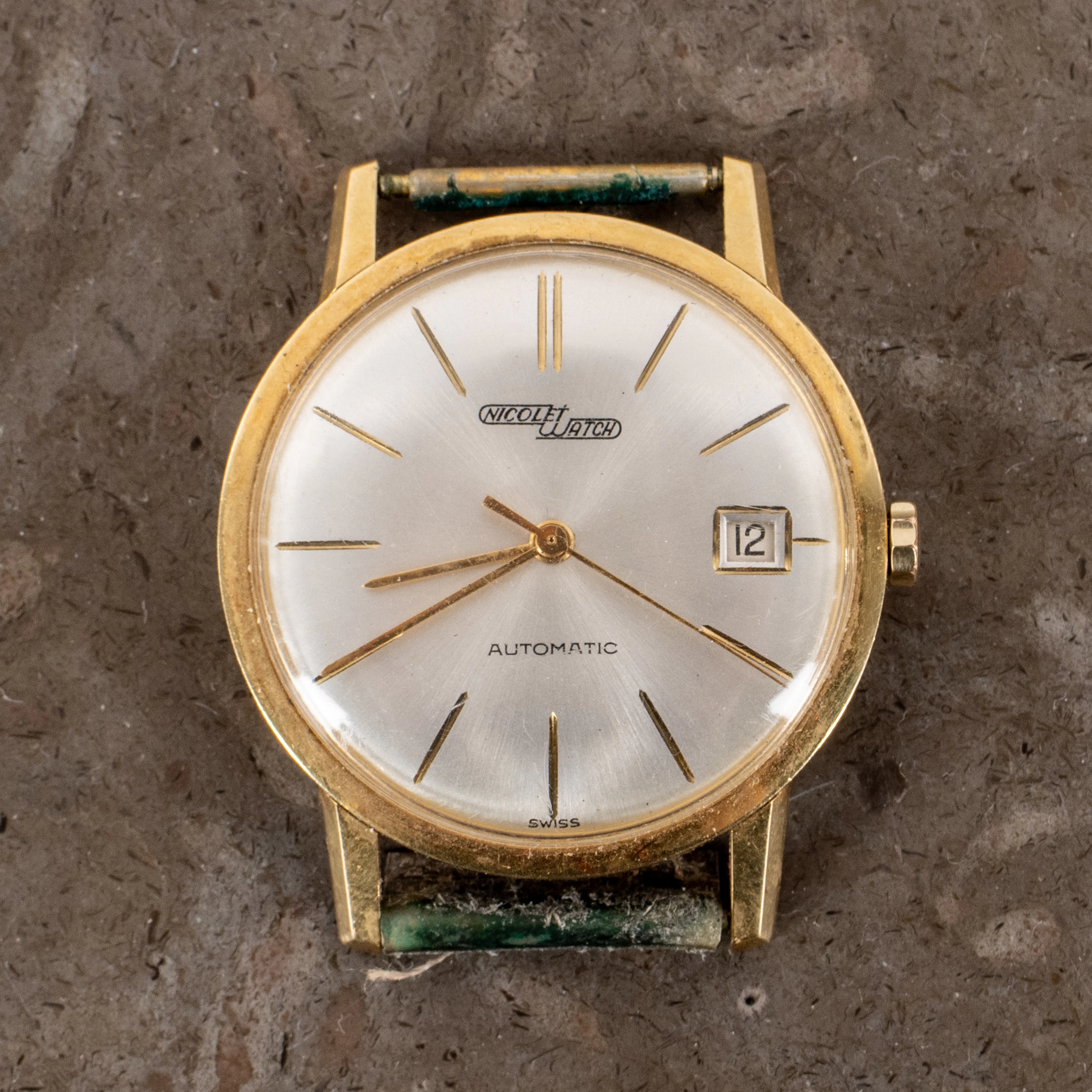 ARMBANDSUR, 18k guld, Nicolet Watch, 1900-talets andra hälft