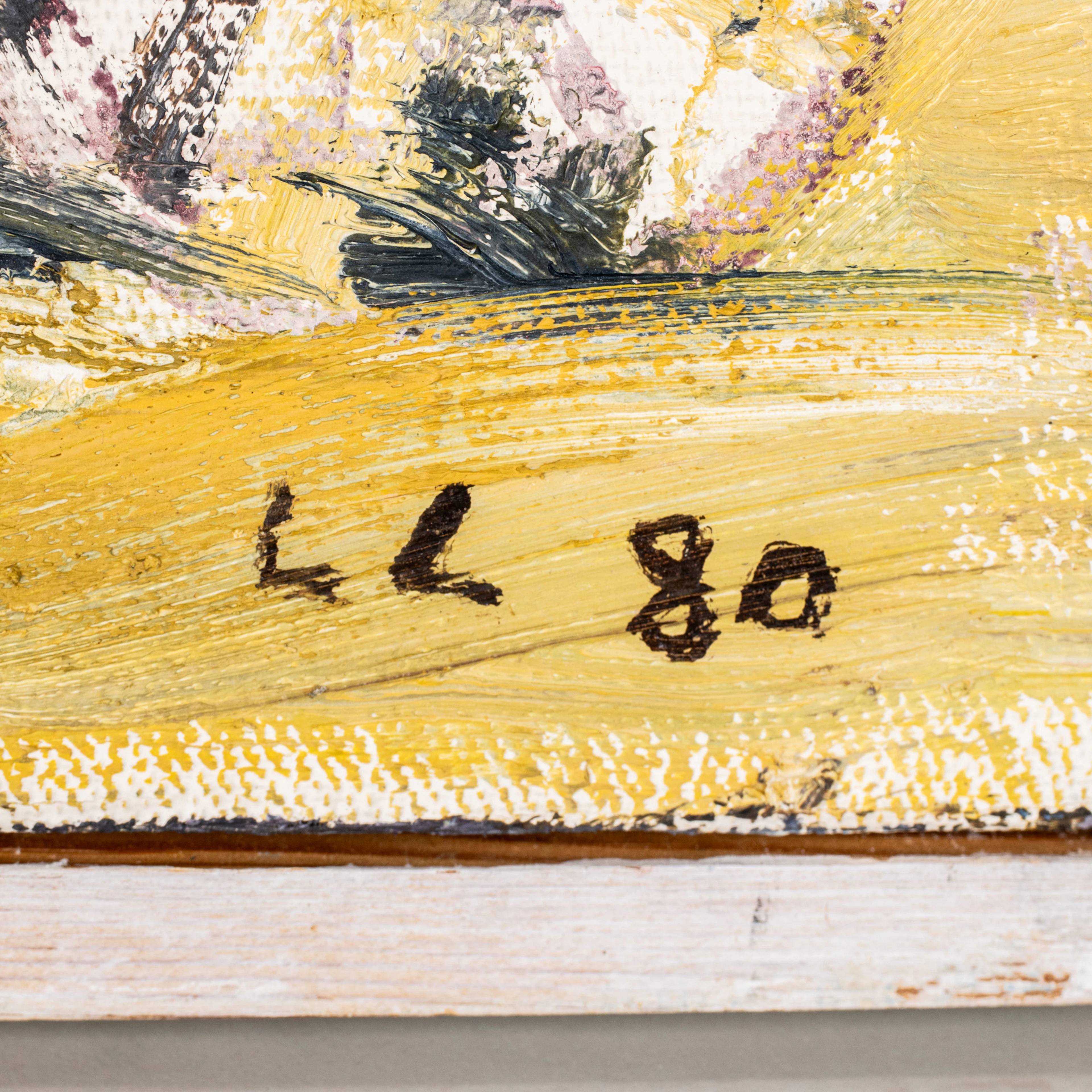 LARS LERIN (född 1954), olja på duk, monogramsignerad och daterad 80