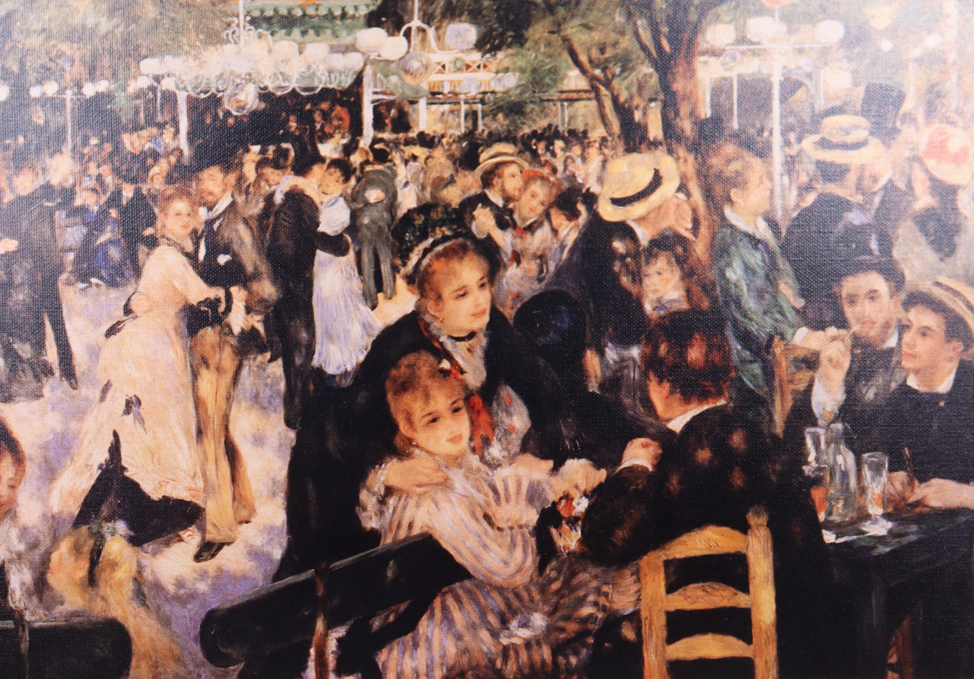 Auguste Renoir, efter, tryck på canvas, "Fest på Moulin de la Galette"