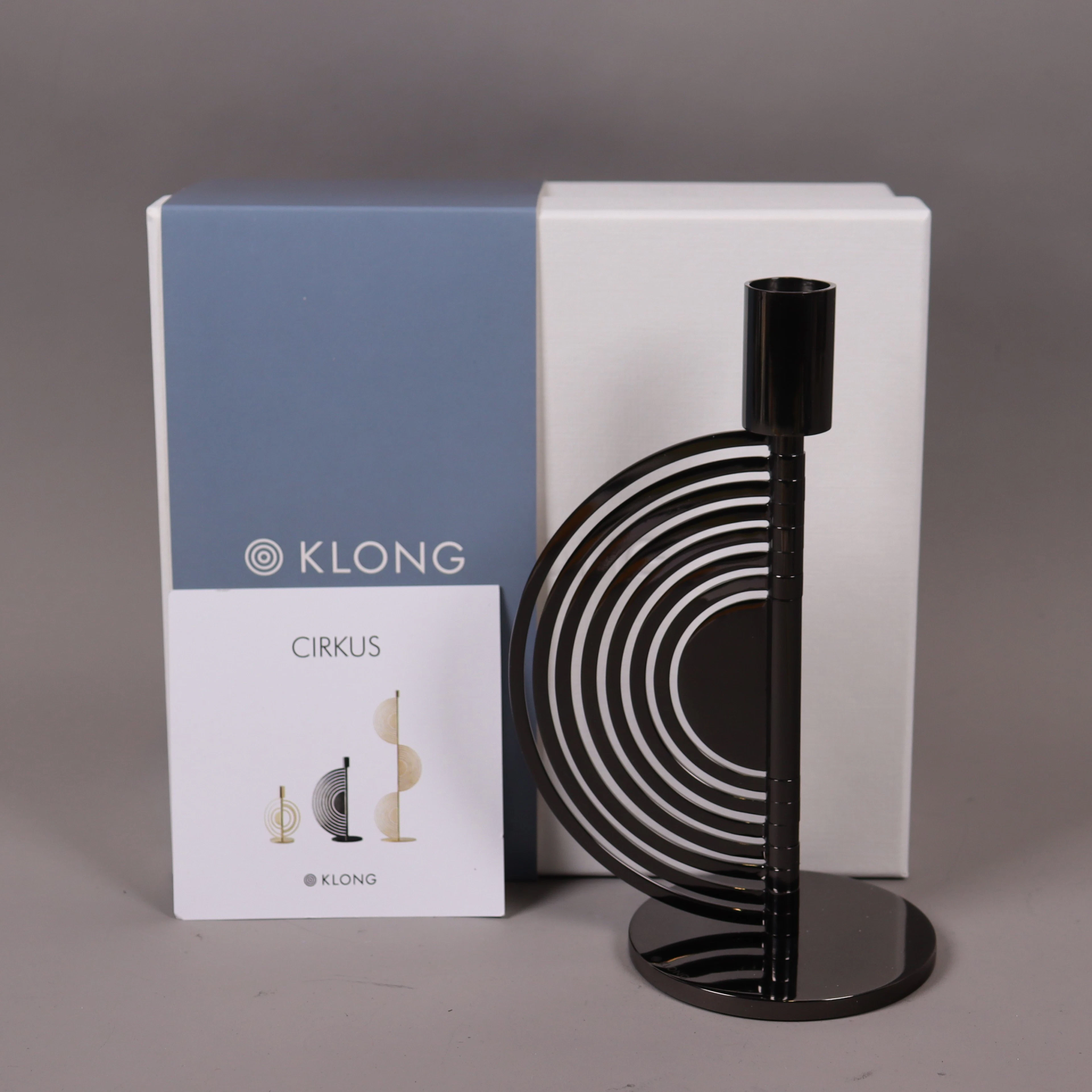 Klong, "Cirkus", ljusstake i metall