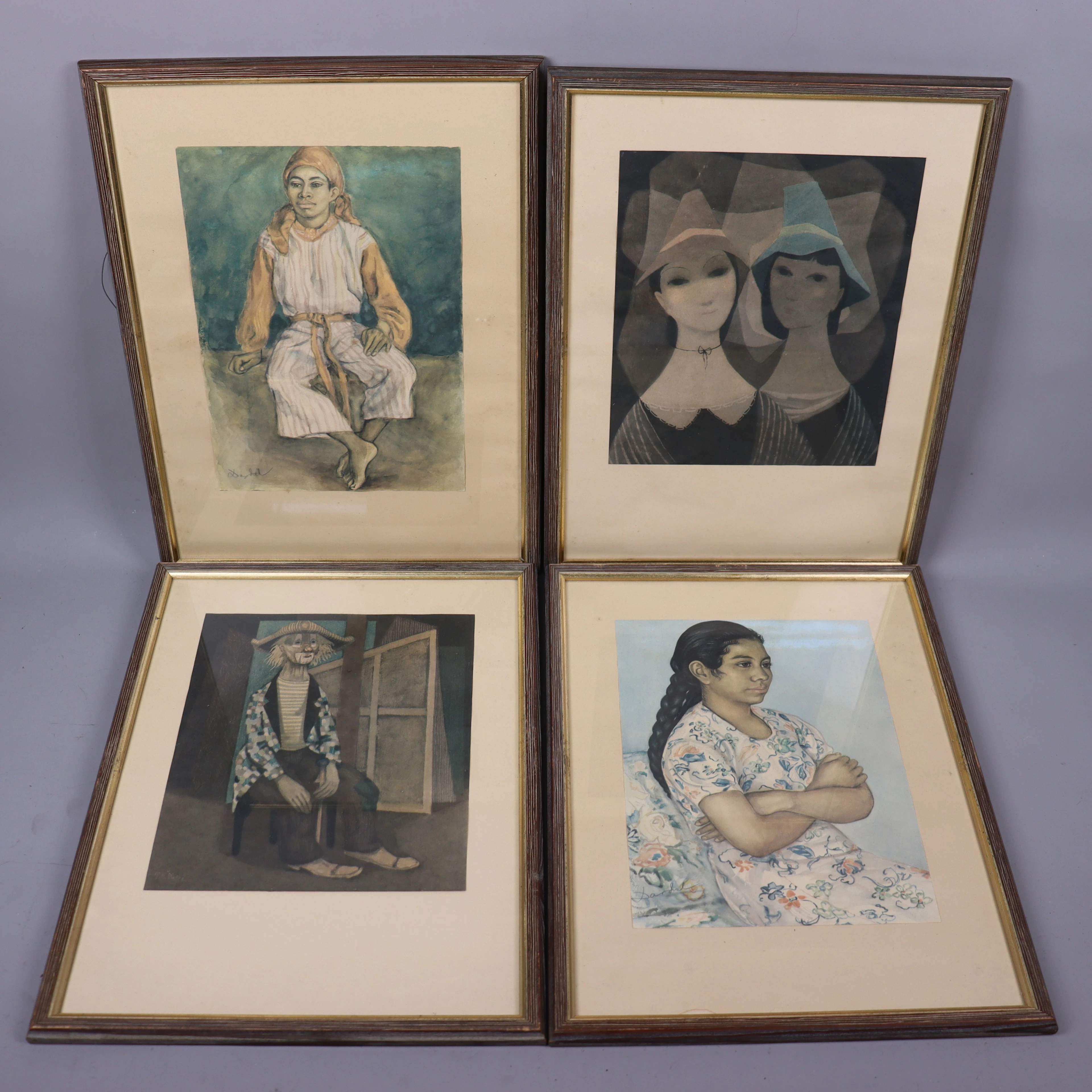 Pelle Åberg, Nils Dardel, tryck, 4st