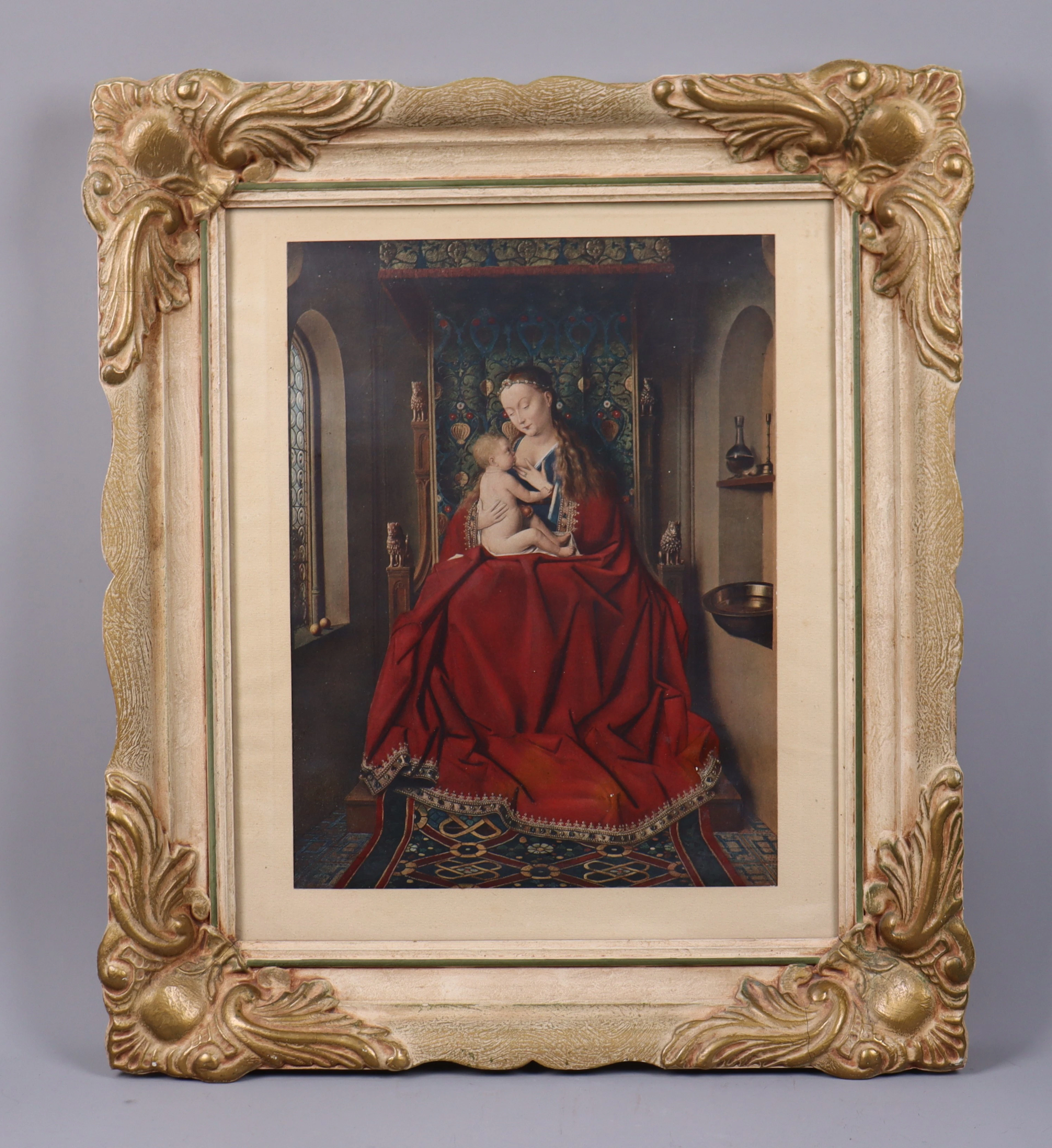 Jan van Eyck, efter, reproduktion, "Lucca Madonna"