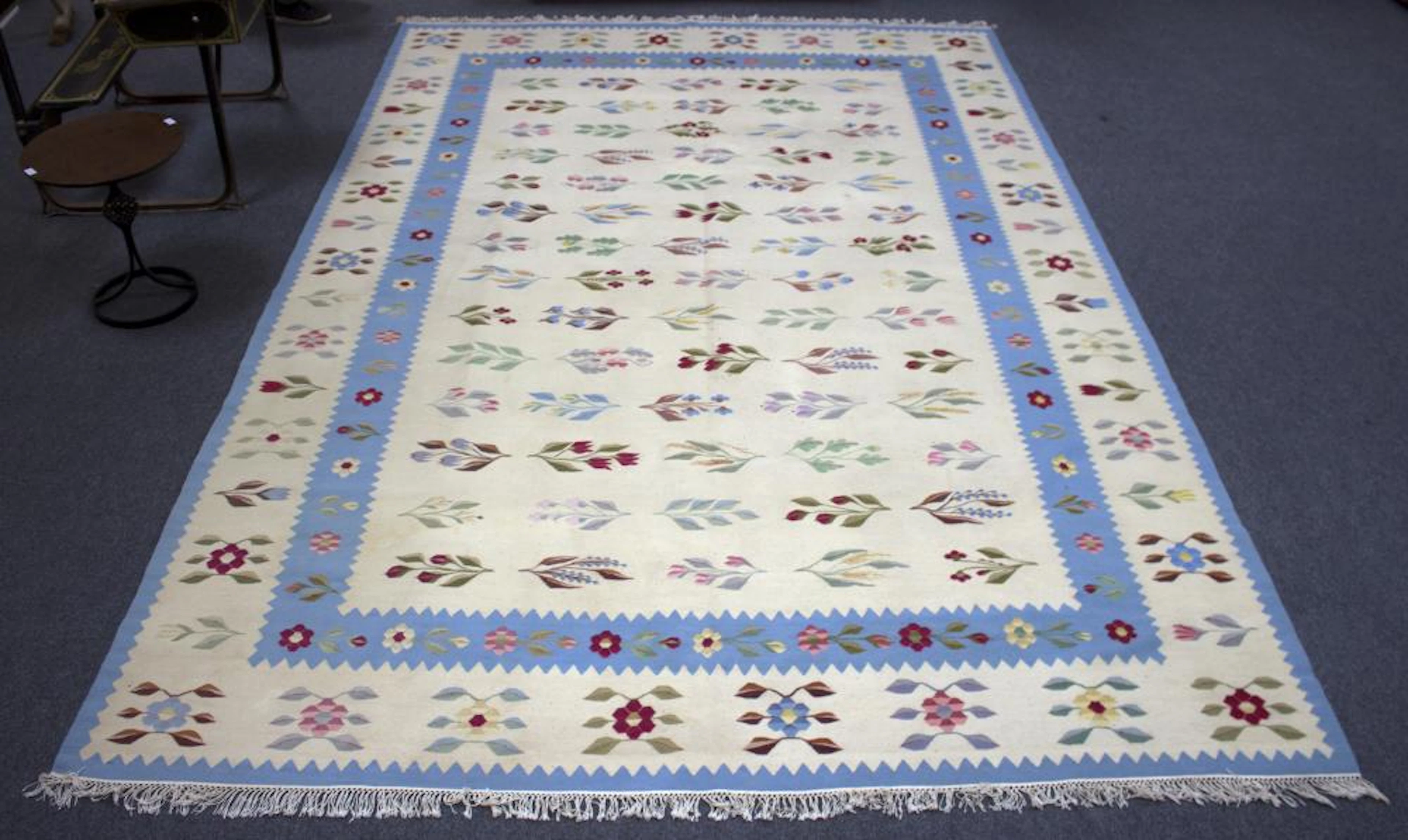A Bessarabian kilim rug, 396cm x 261cm