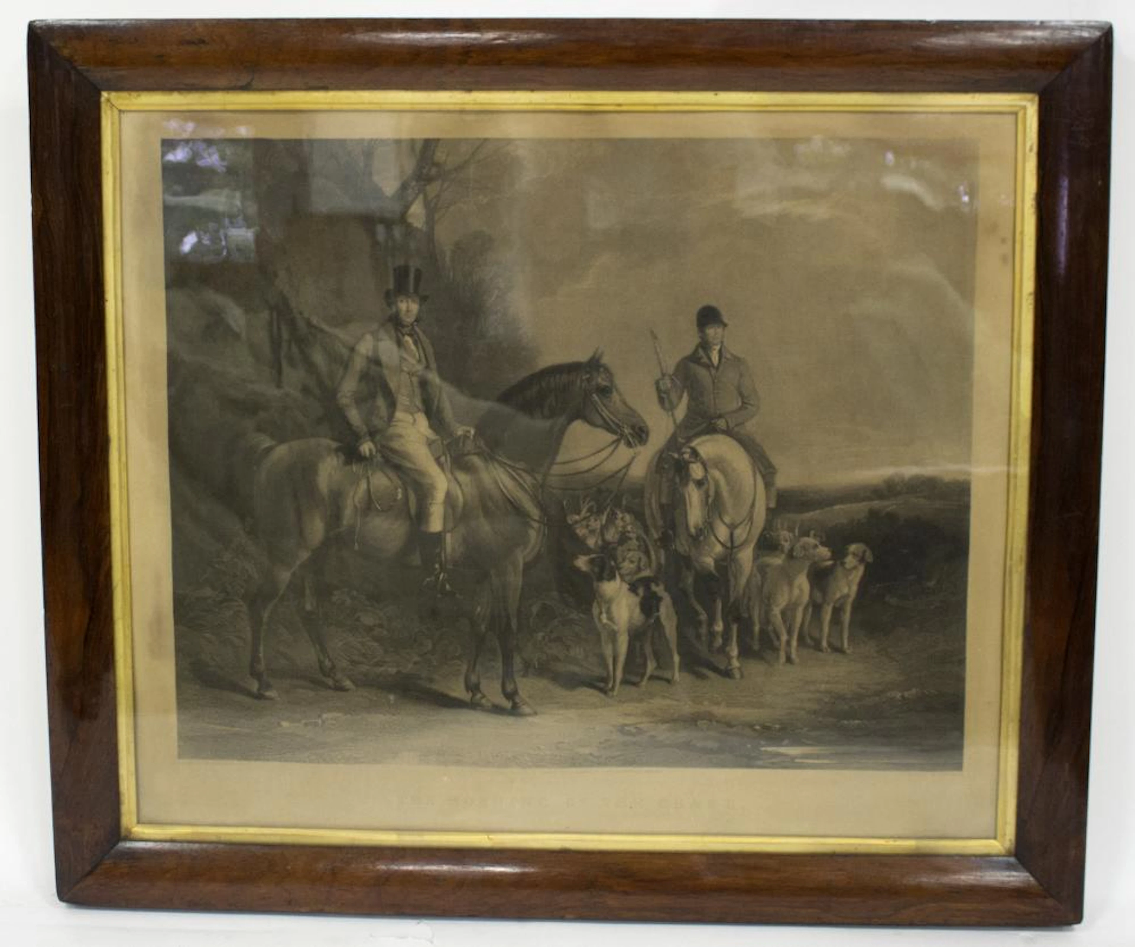 J Thomson after Sir Francis Grant/The Morning of the Chase/engraving