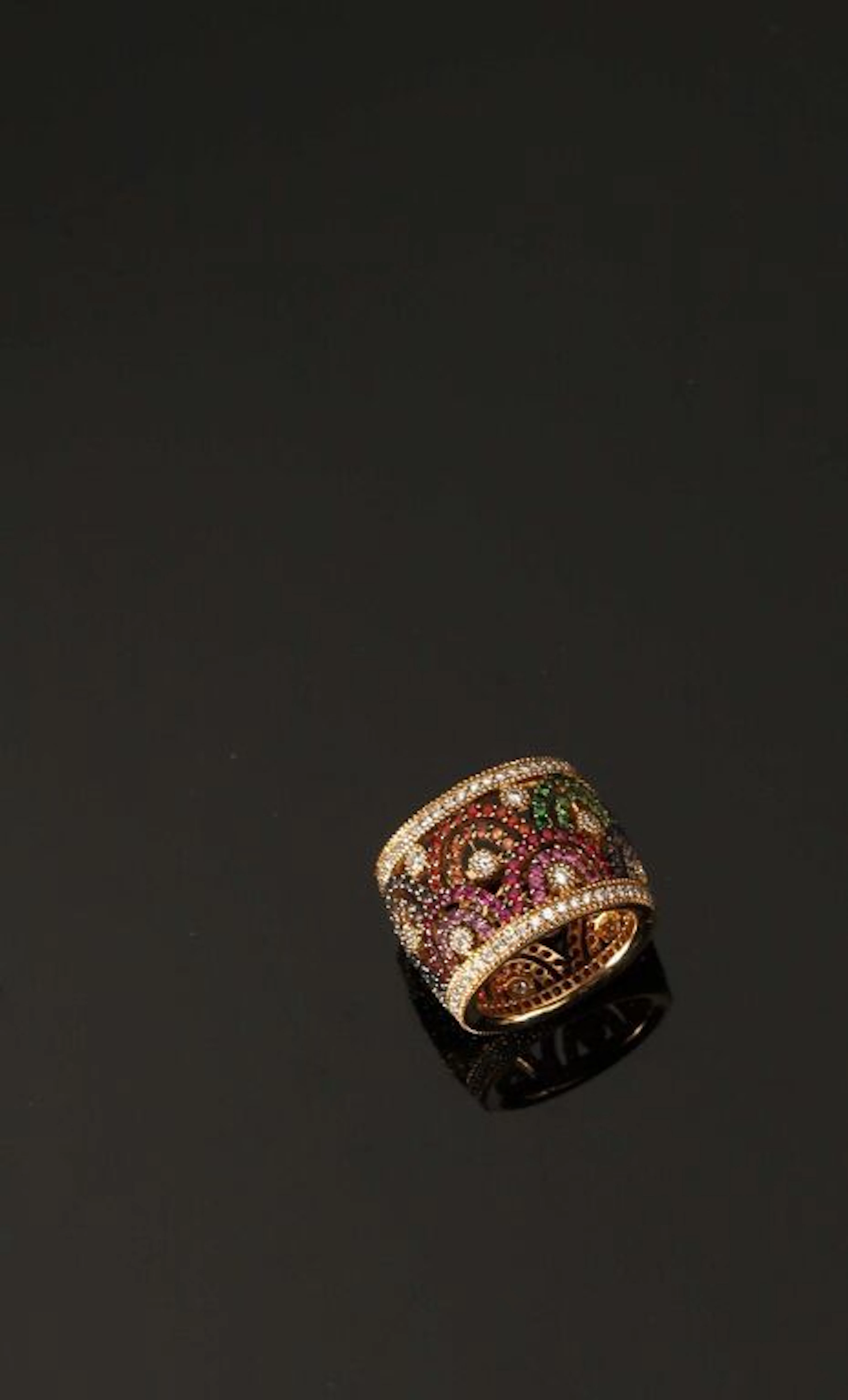 * ALEXANDRA ROSIER. Large domed ring in openwork... - Lot 8 - Kâ-Mondo