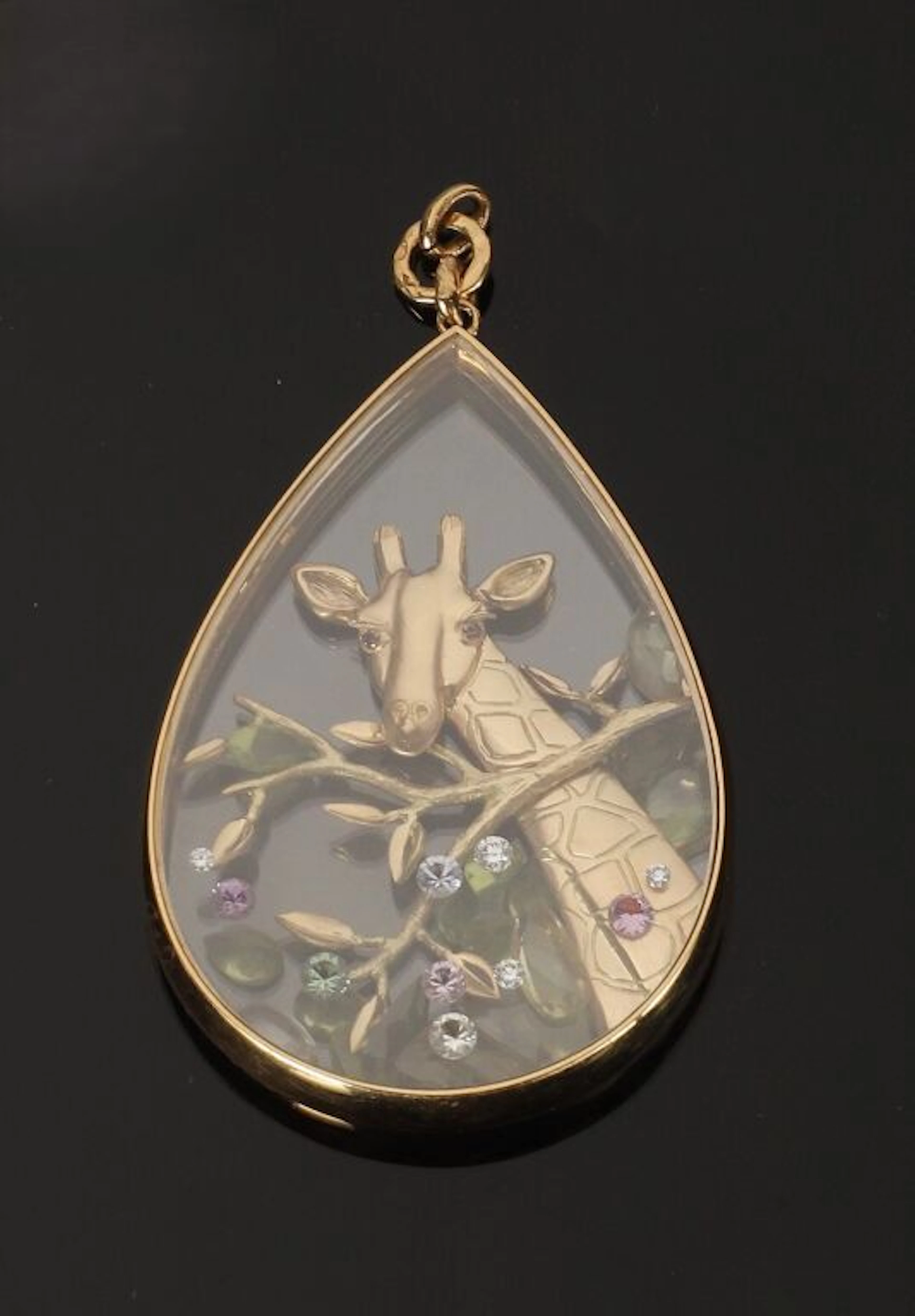 * ALEXANDRA ROSIER. Important piriform pendant... - Lot 29 - Kâ-Mondo