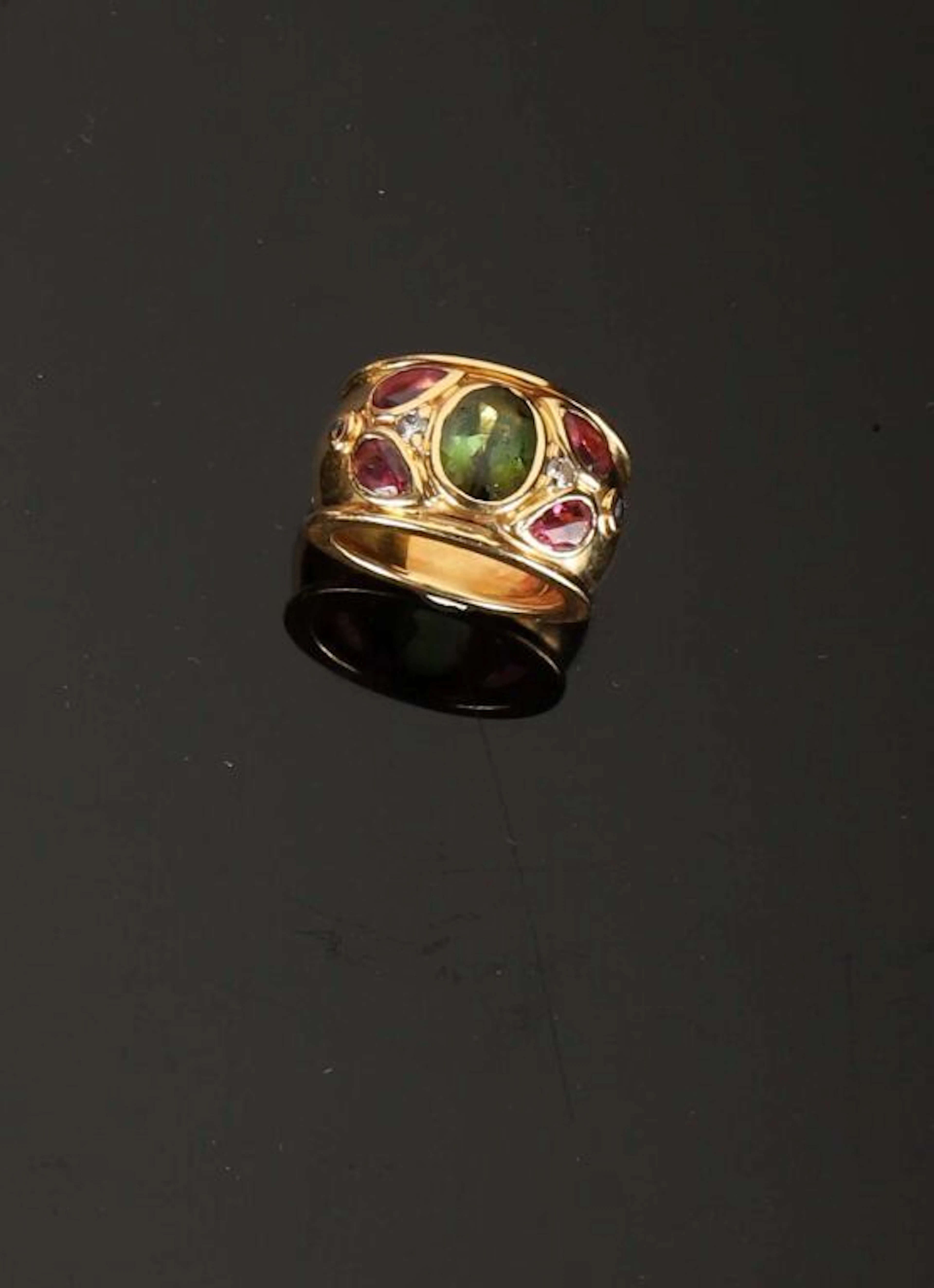 CARTIER Paris. 1994. Yellow gold 750‰ band... - Lot 73 - Kâ-Mondo