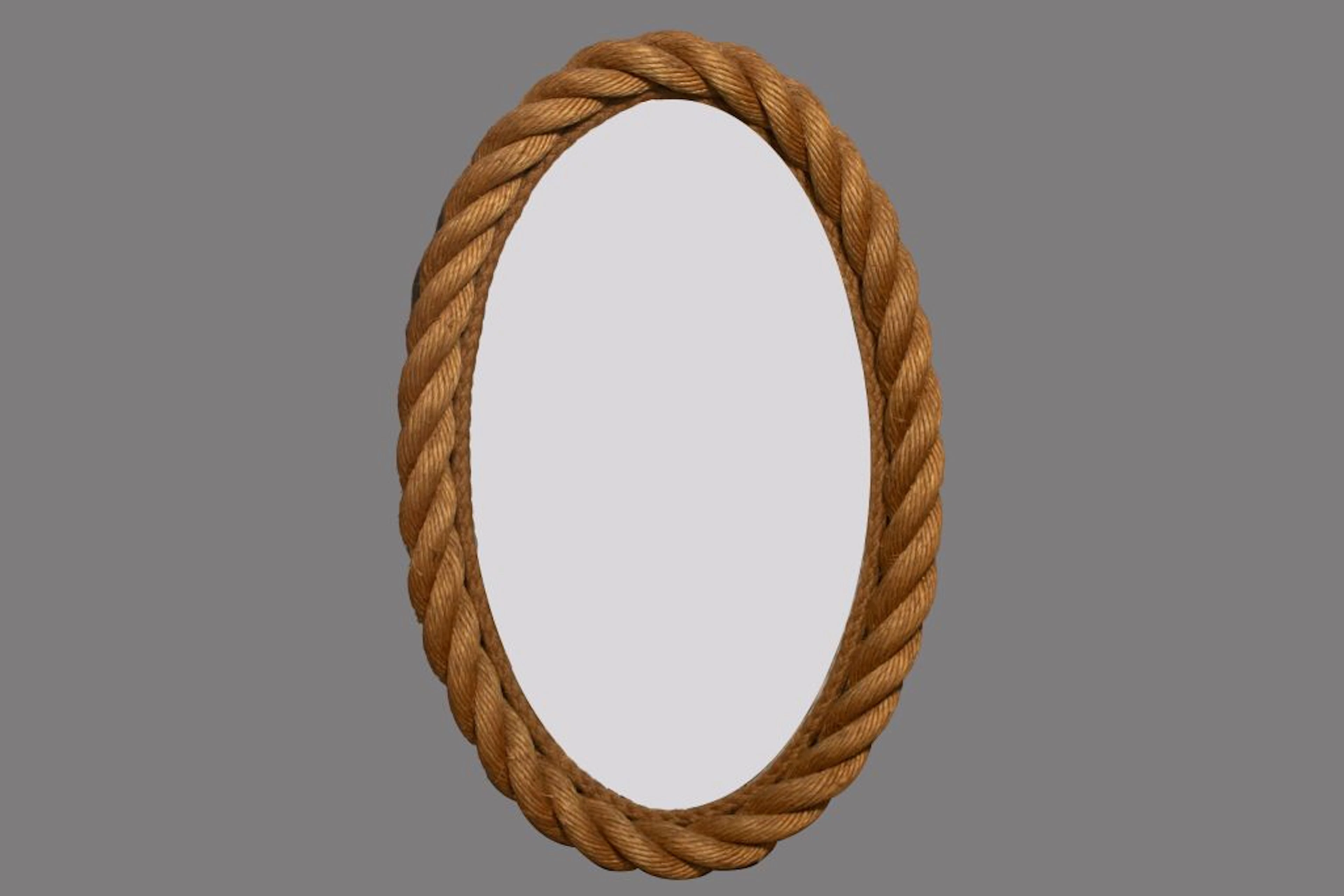 Attributed to AUDOUX-MINNET. Oval mirror... - Lot 362 - Kâ-Mondo