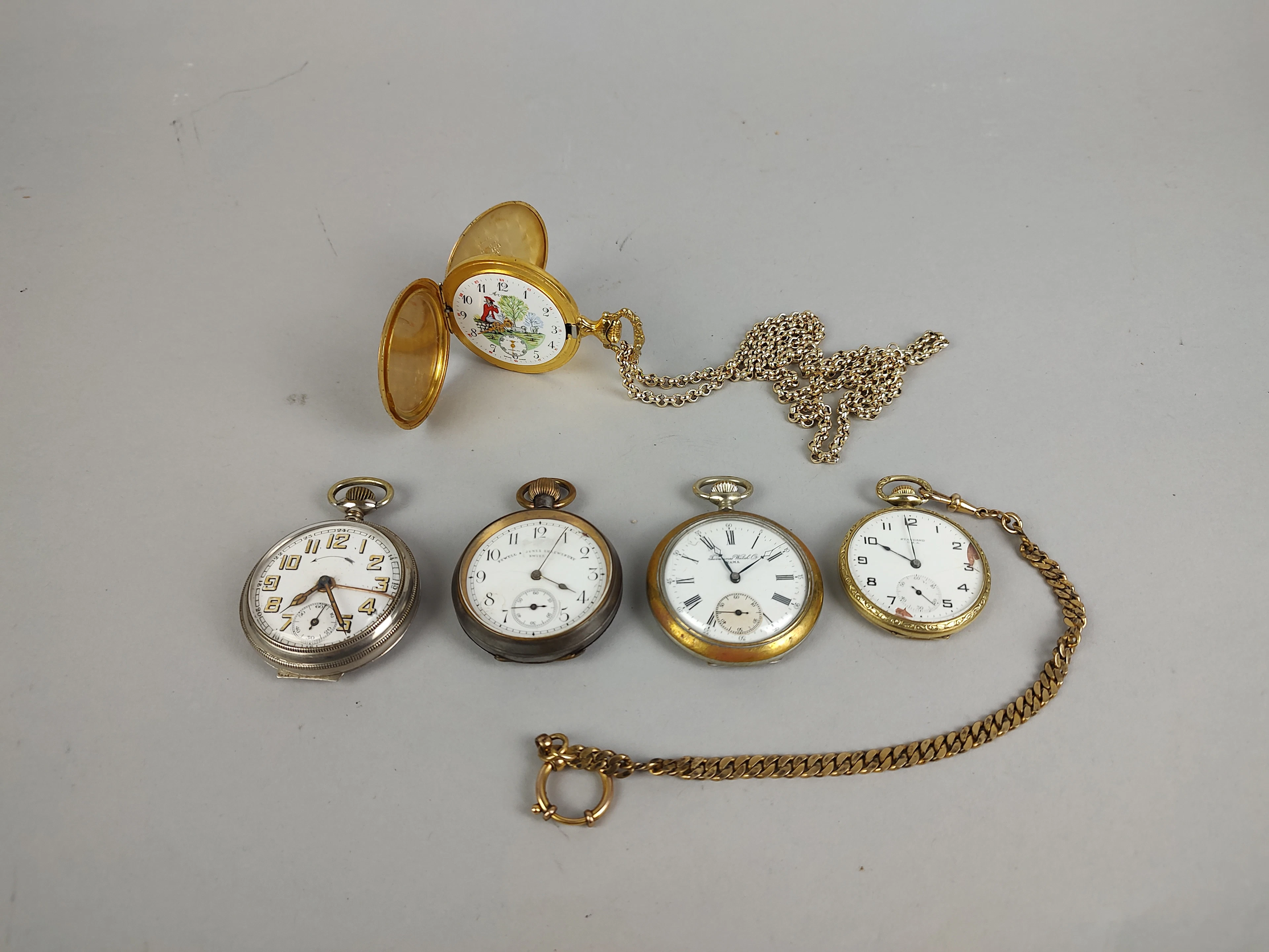 Fickur, 5 st bl.a. Tavannes Watch Company