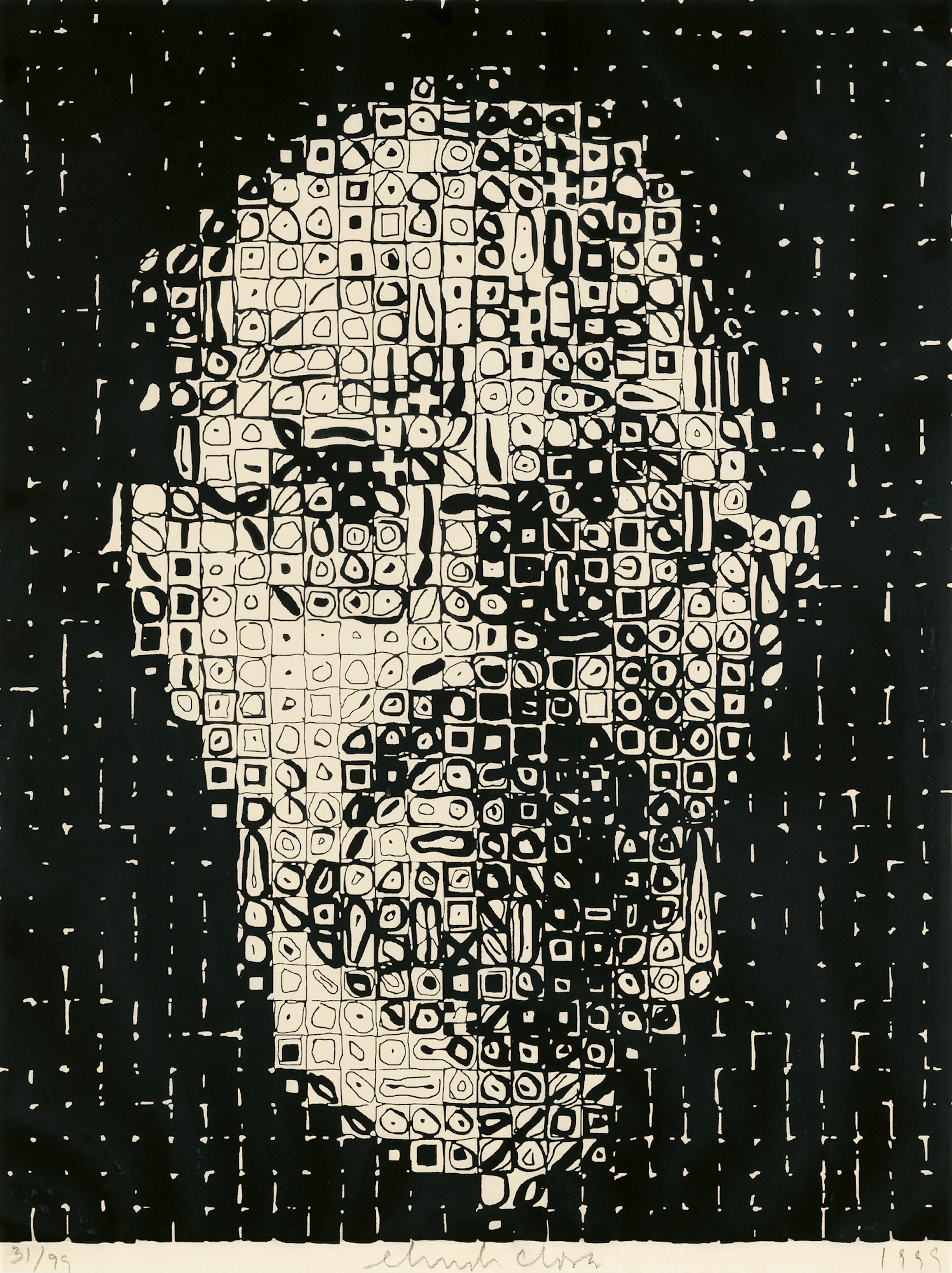 Self Portrait, 1999 Chuck Close, 1940-2021 (US)