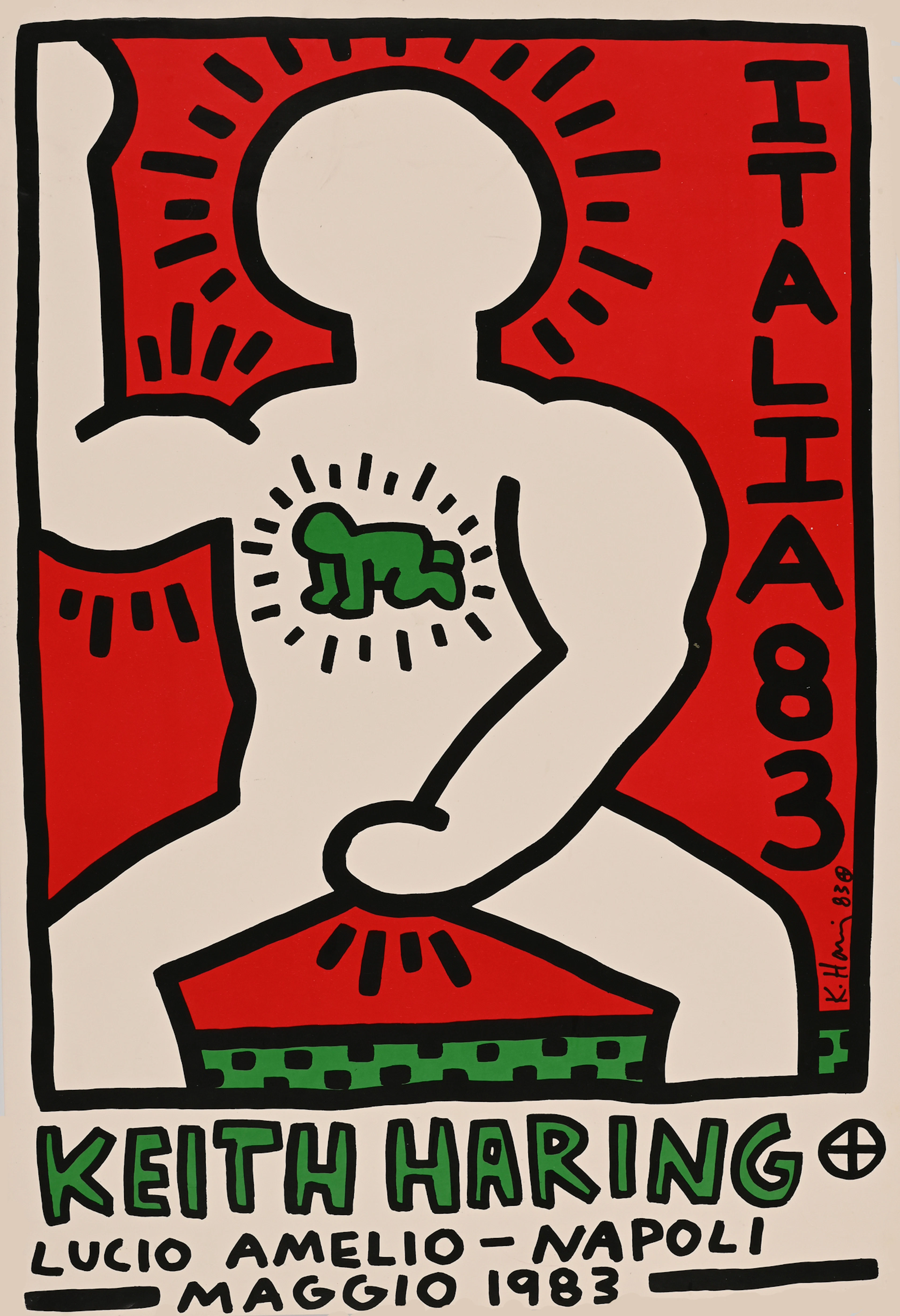 Italia 83, 1983 Keith Haring, 1958-1990 (US)