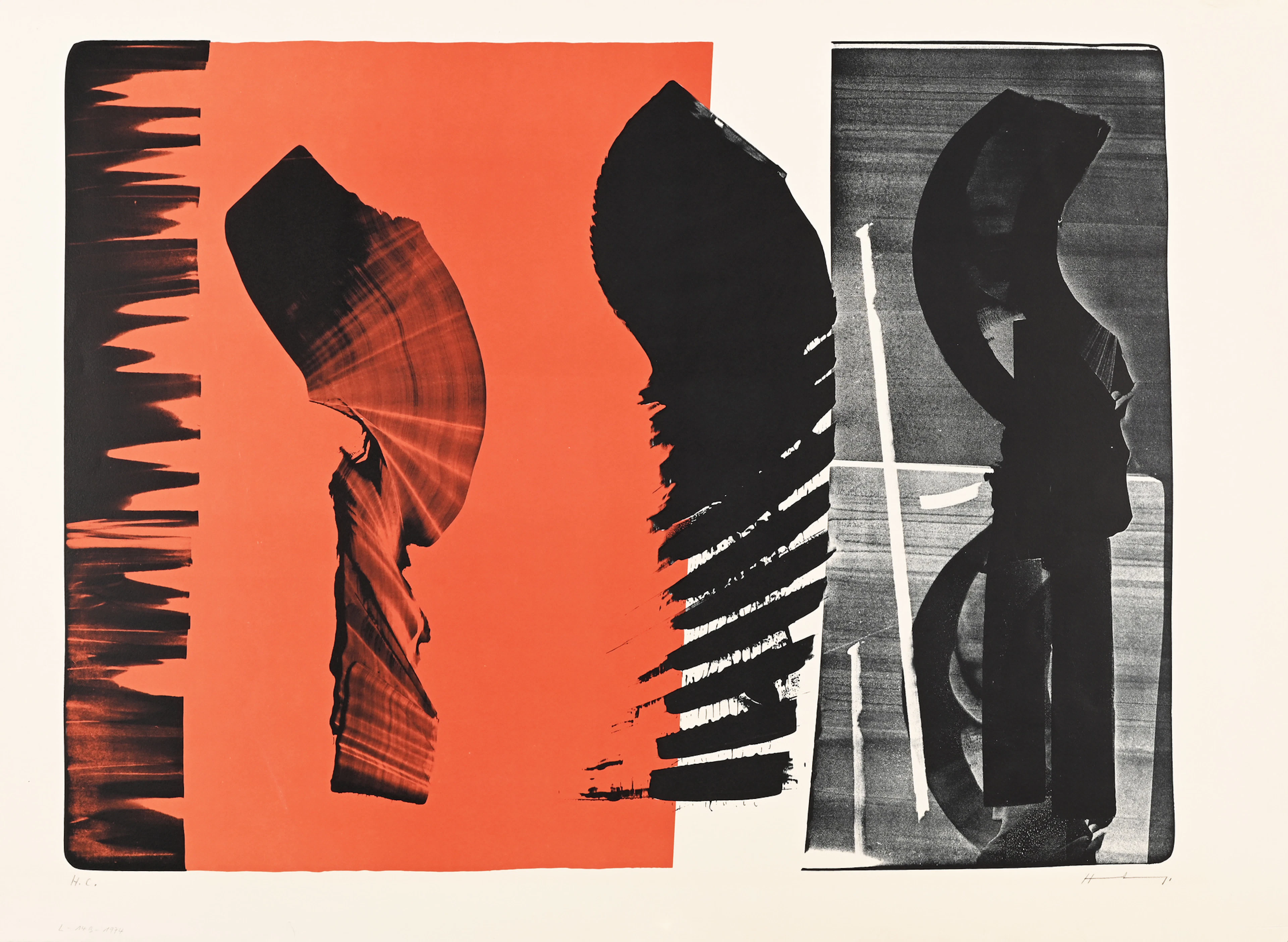 L-14 B, 1974 Hans Hartung, 1904-1989 (FR)