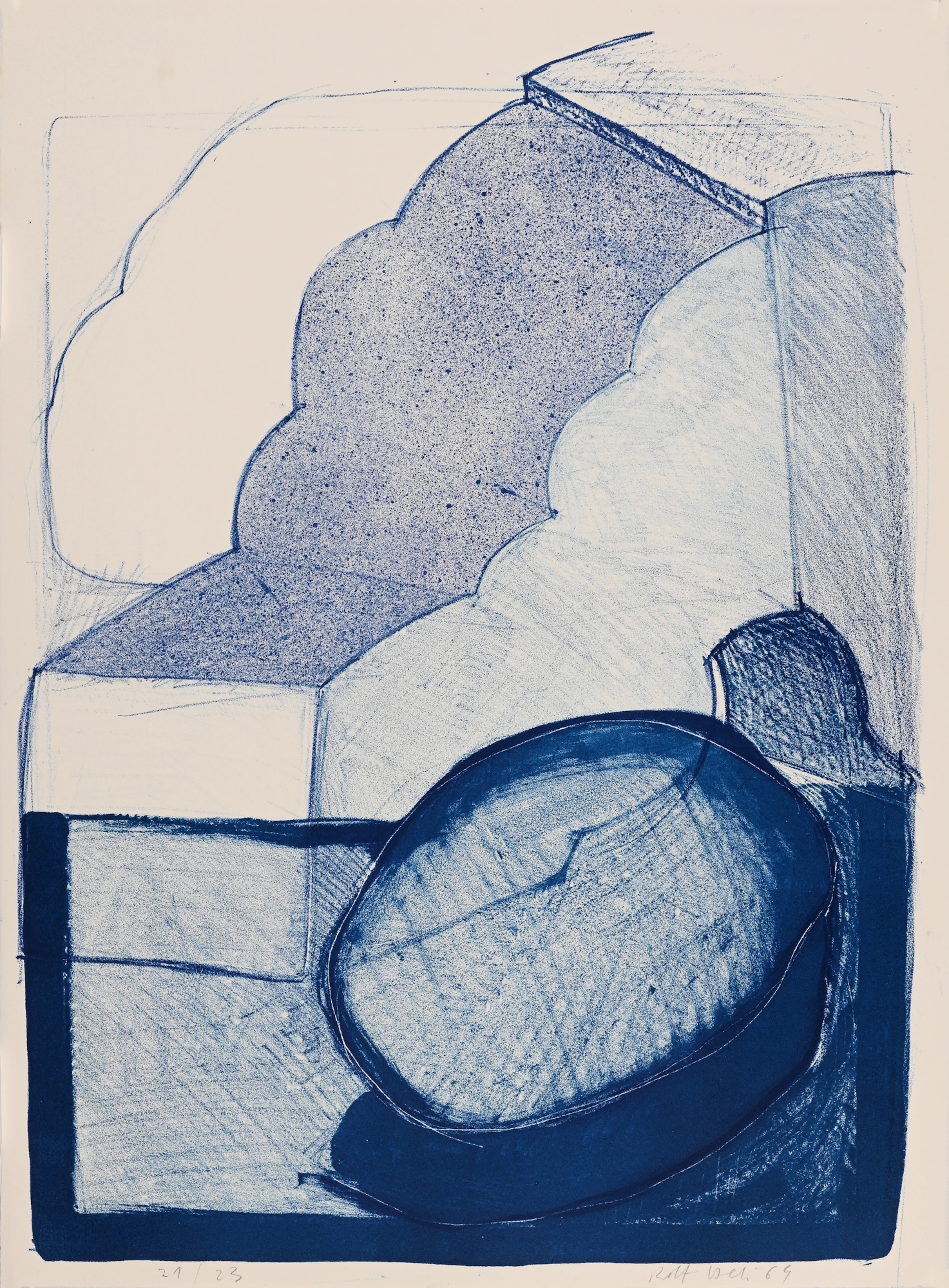9 sheets: Untitled Rolf Iseli, 1934 (CH)
