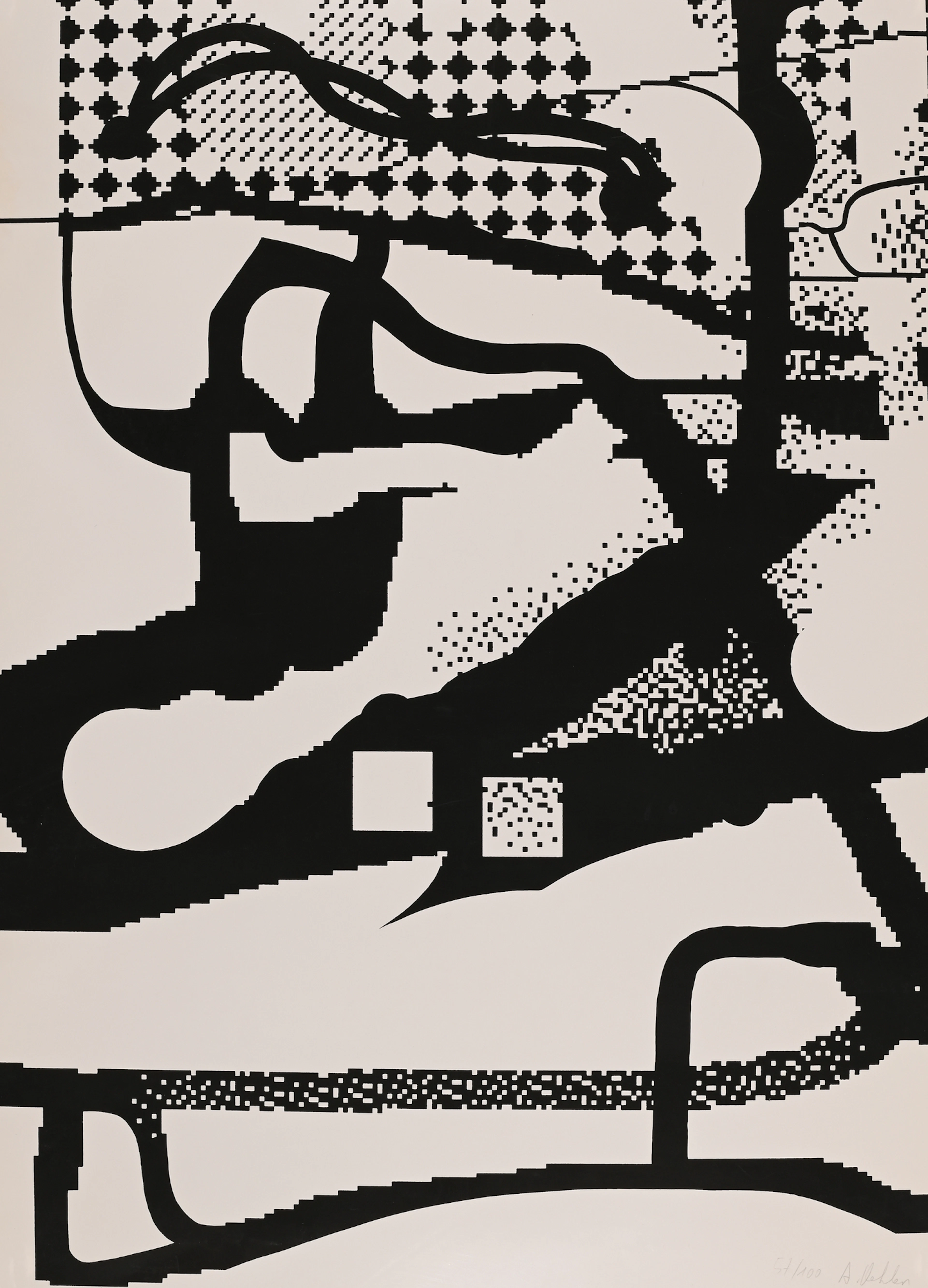 Untitled (Computerbild), 1992 Albert Oehlen, 1954 (DE)