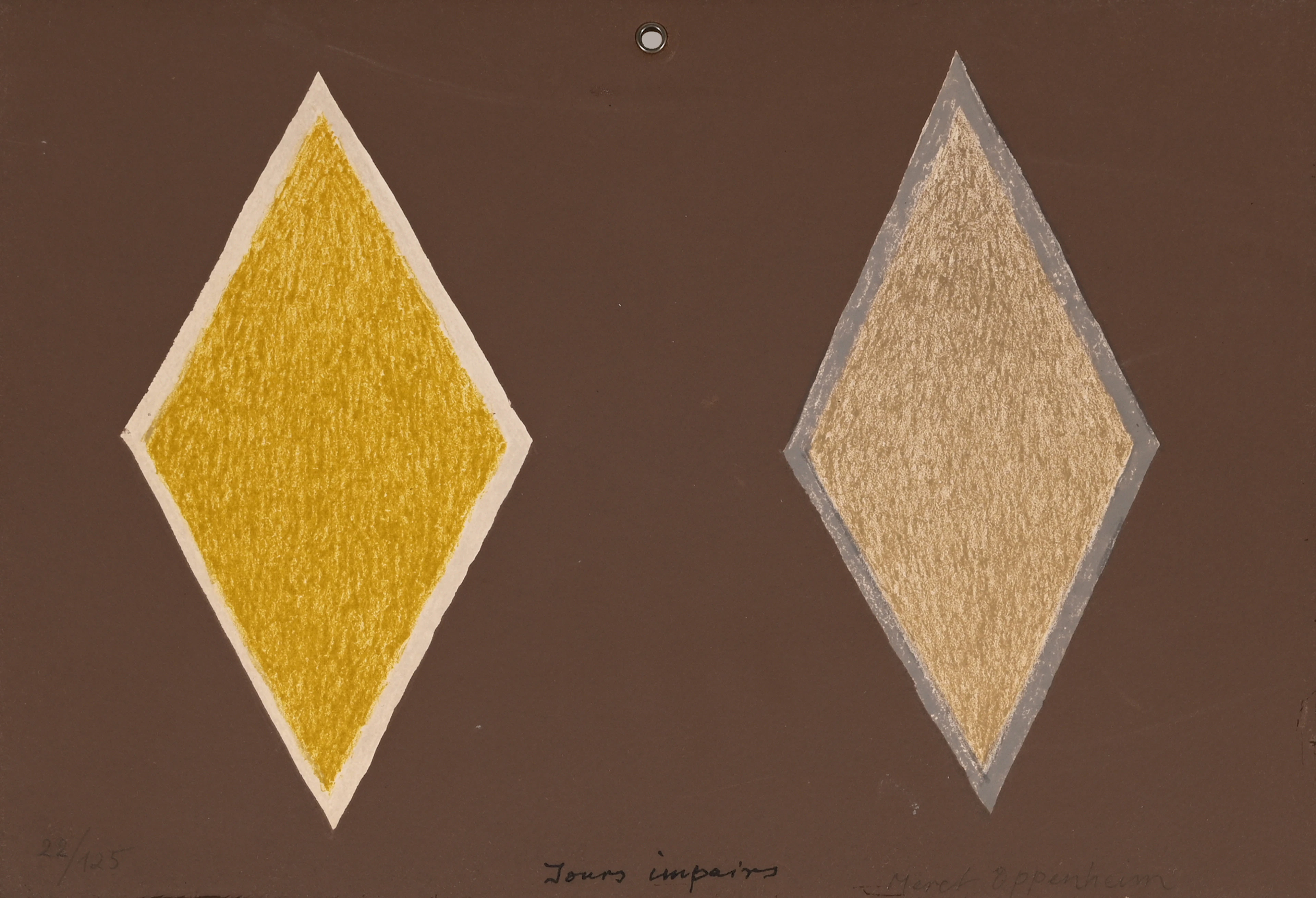 Jours pairs/jours impairs, 1980 Meret Oppenheim, 1913-1985 (CH)