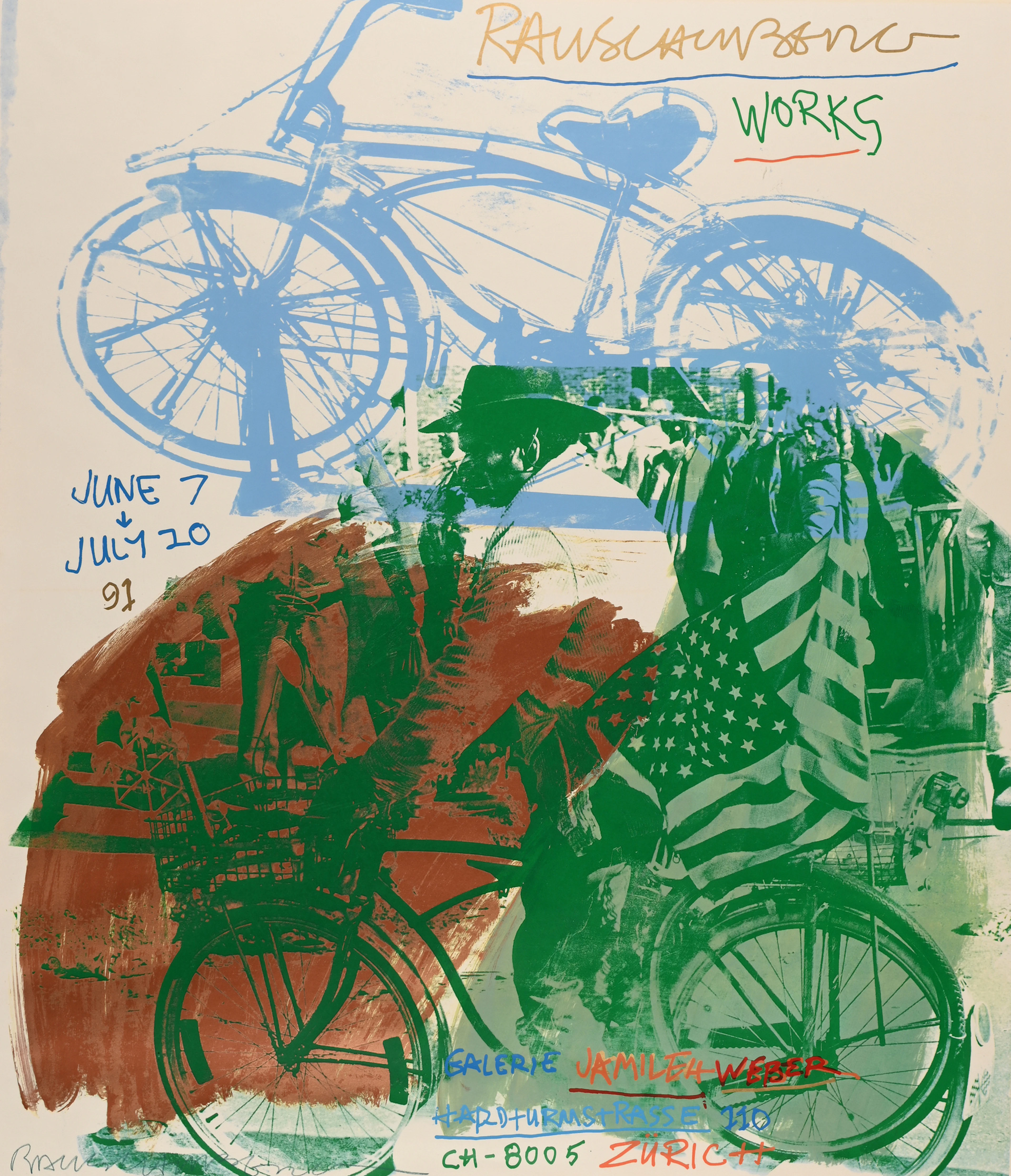 Poster. Rauschenberg Works