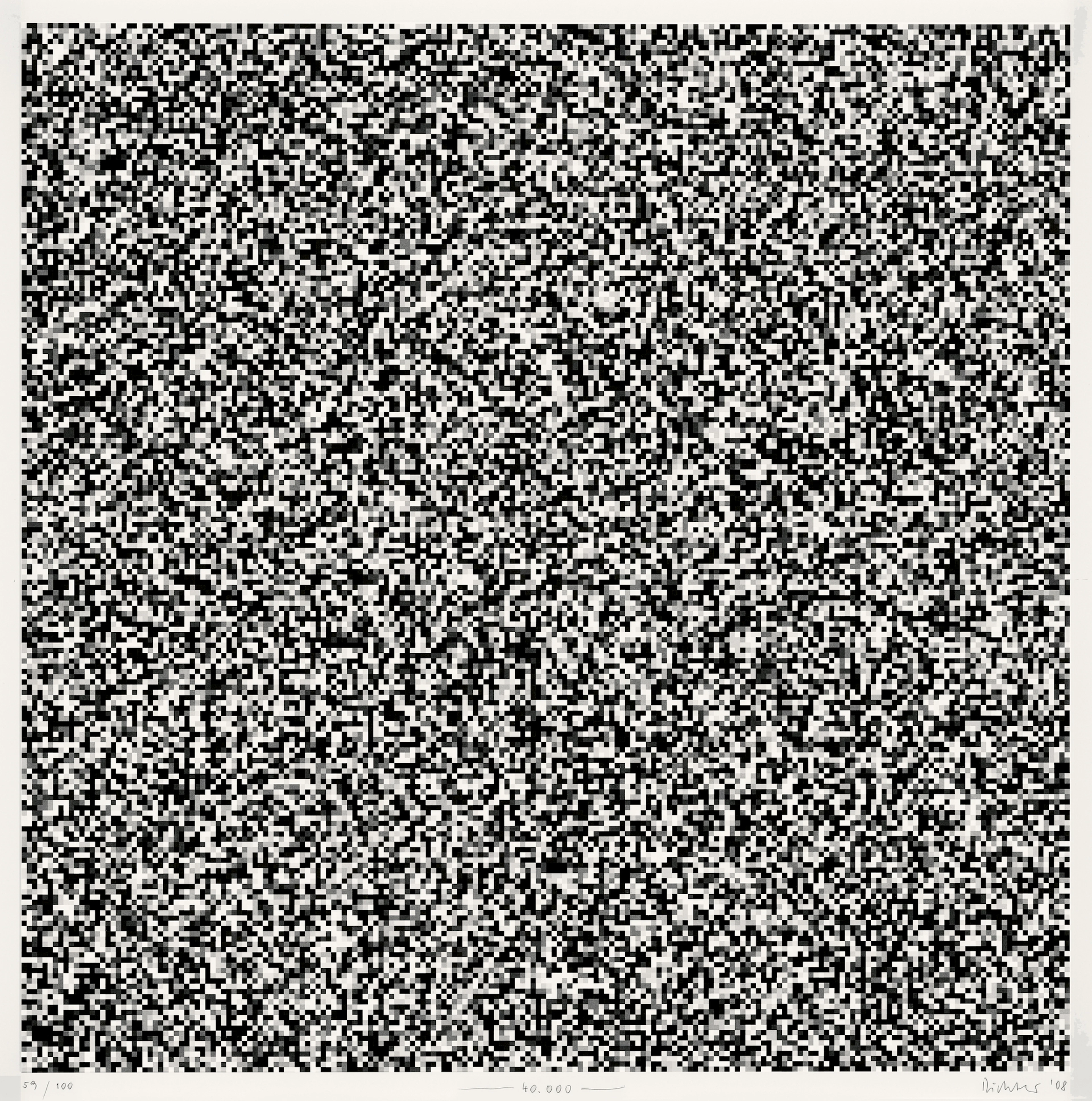 40000, 2008 Gerhard Richter, 1932 (DE)