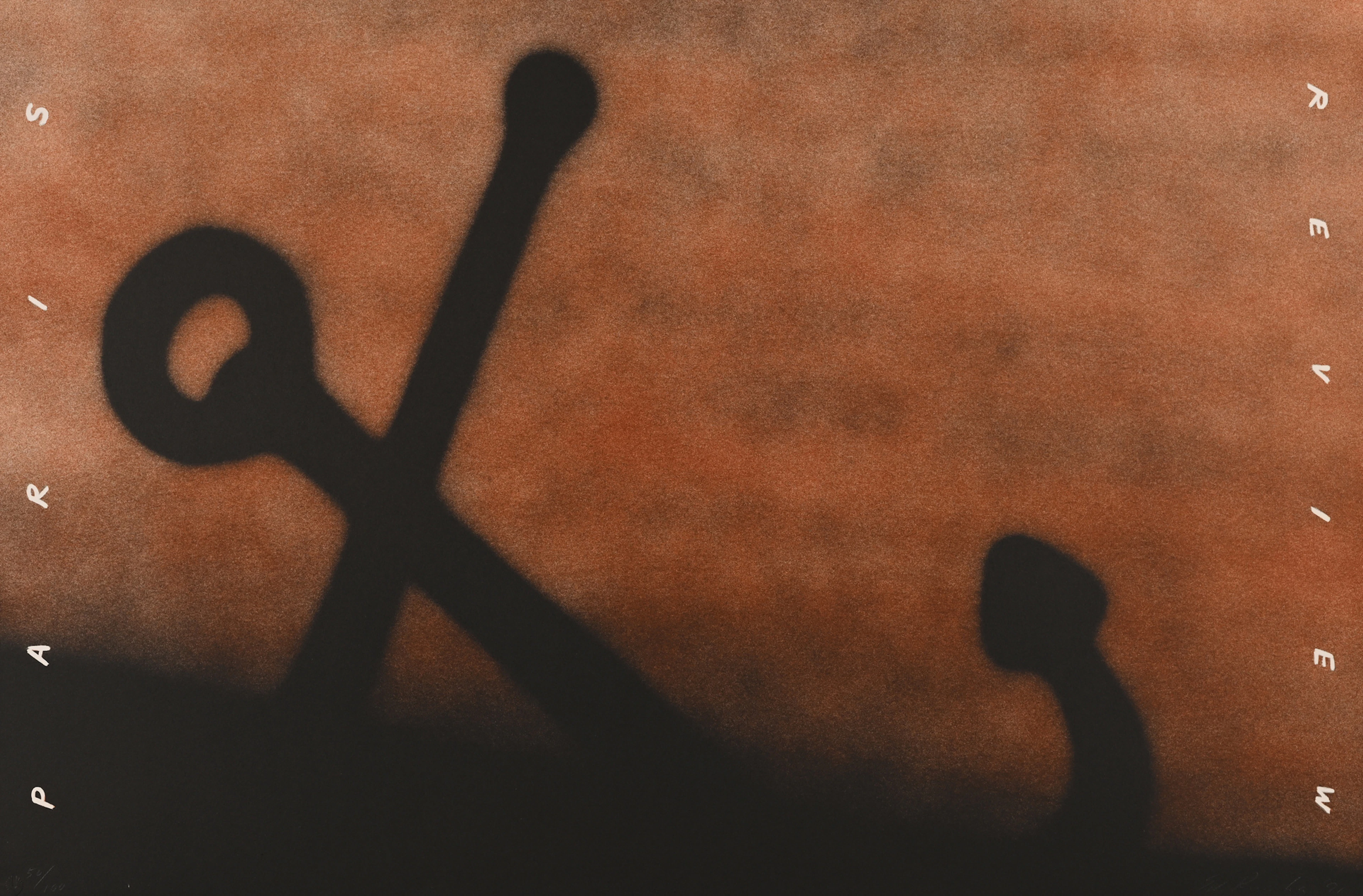 Paris Review (Anchor in Sand), 1991 Ed Ruscha, 1937 (US)