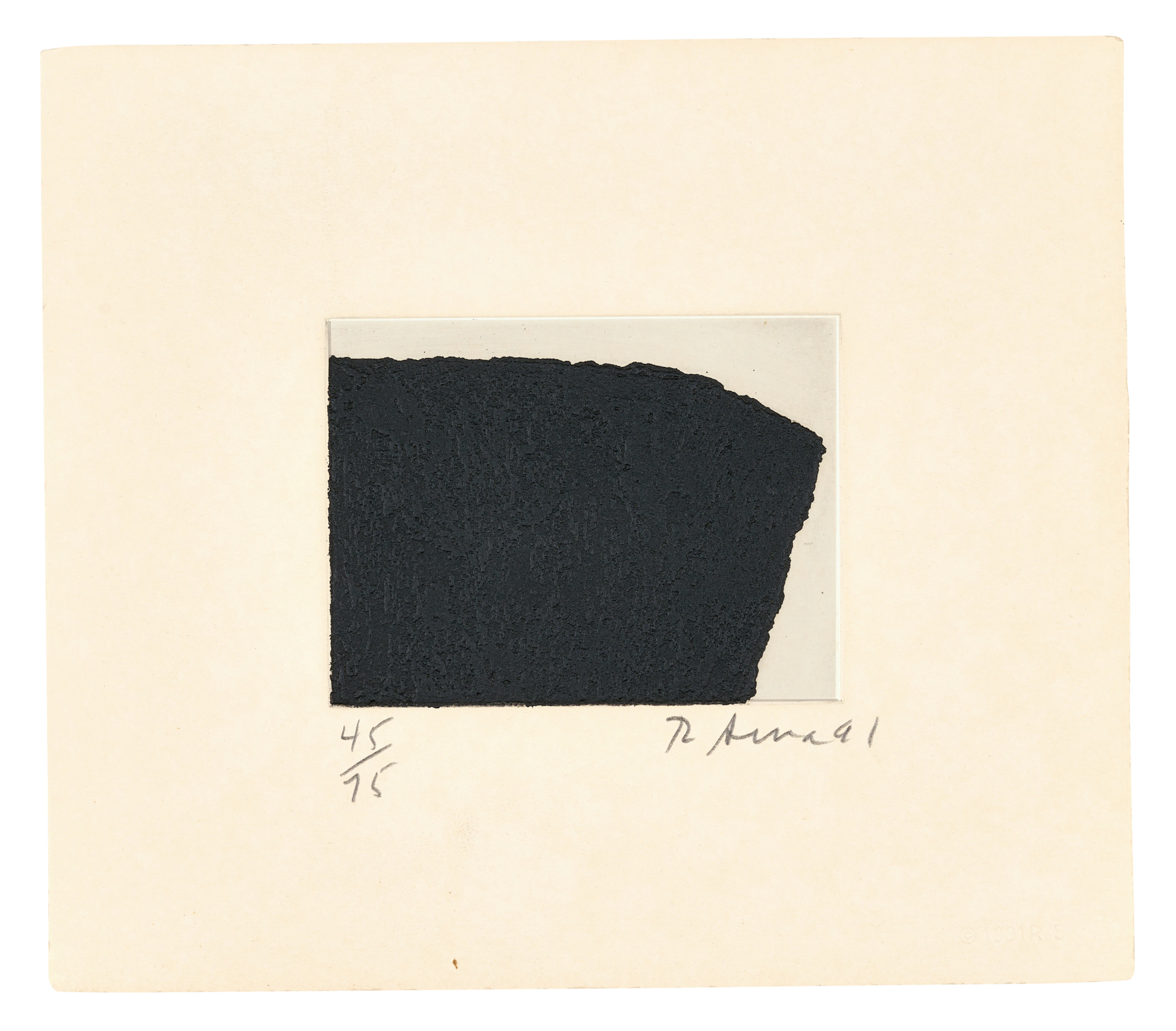 Videy Afangar #7, 1991 Richard Serra, 1938-2024 (US)