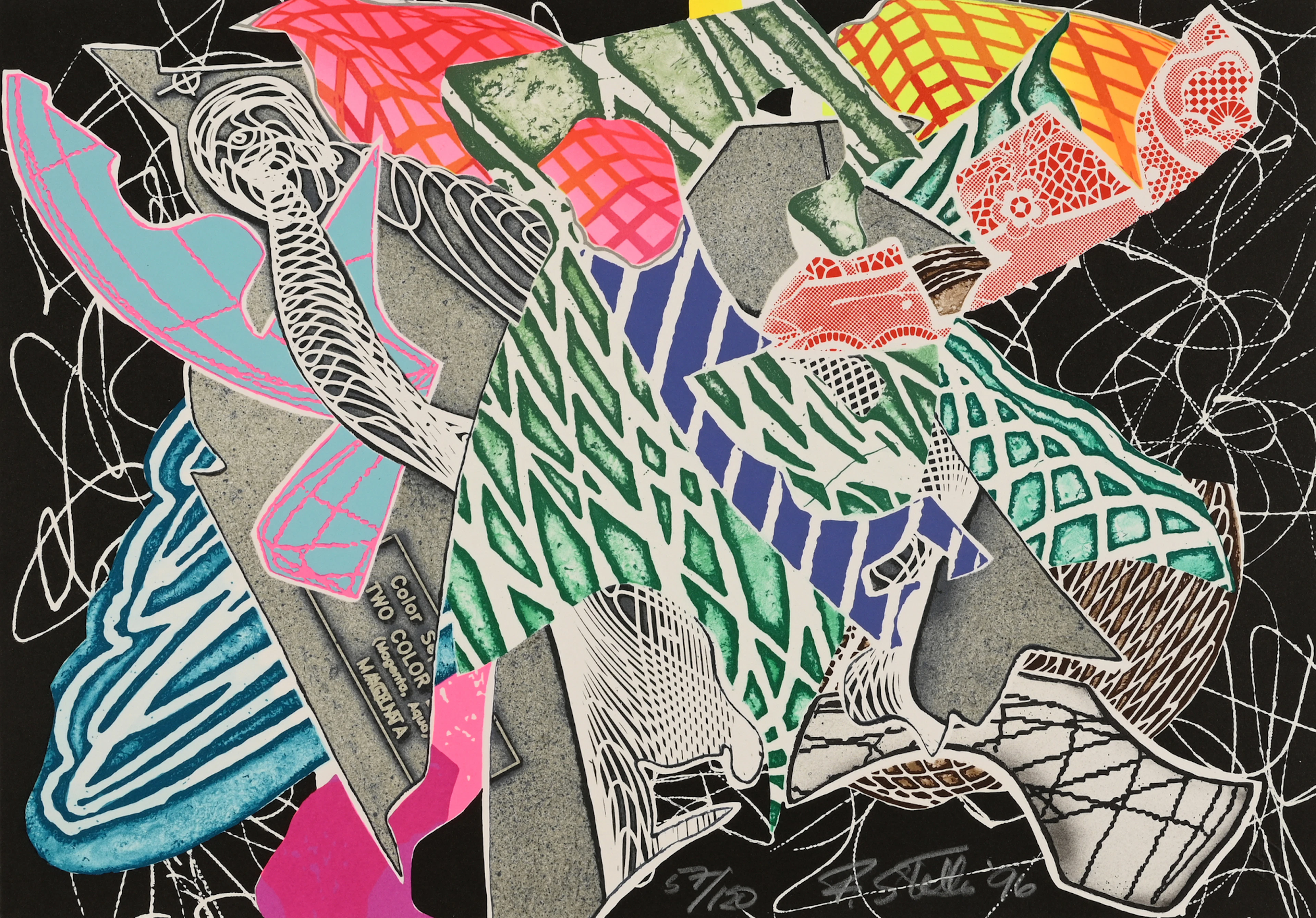 Hudson River Valley Portfolio Print, 1996 Frank Stella, 1936-2024 (US)