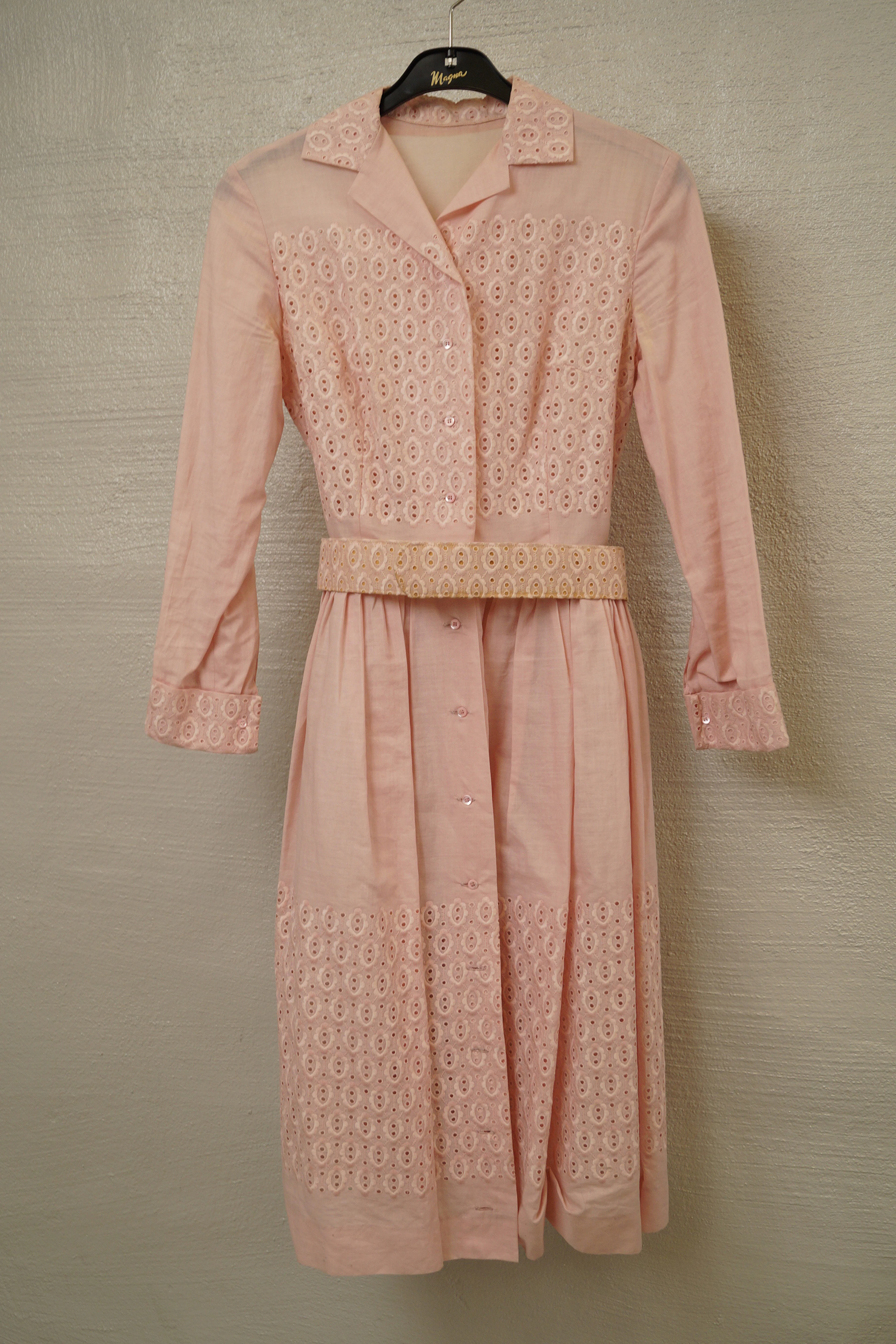 Vintage klänning 1960s rosa. A162