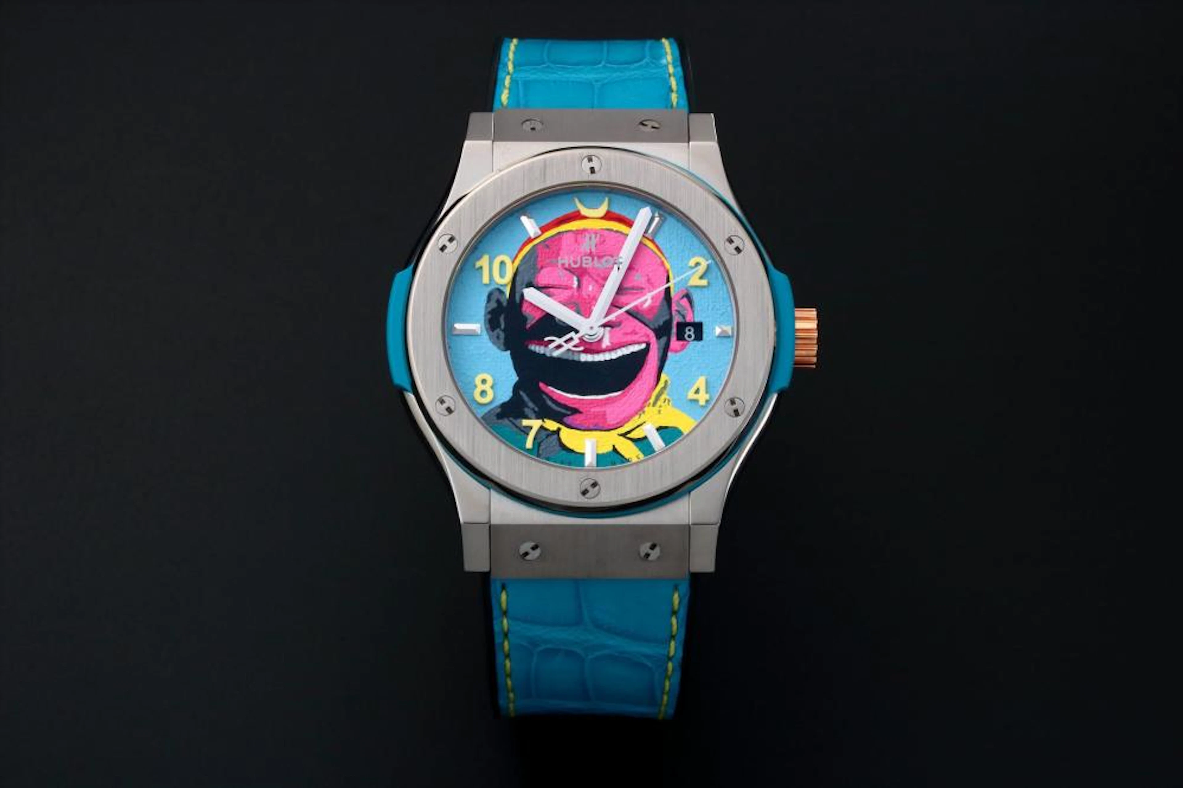 Limited Edition Hublot Fusion Yue Minjun Art Watch 542.NX.6699.LR.MYC16