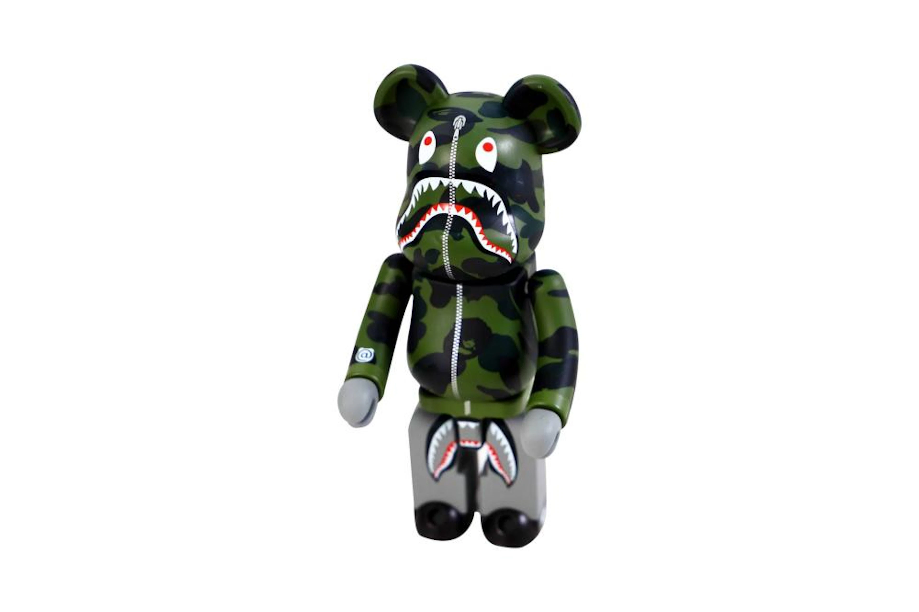 BAPE 1st Camo Shark Be@rbrick Chogokin Set 200% Gree