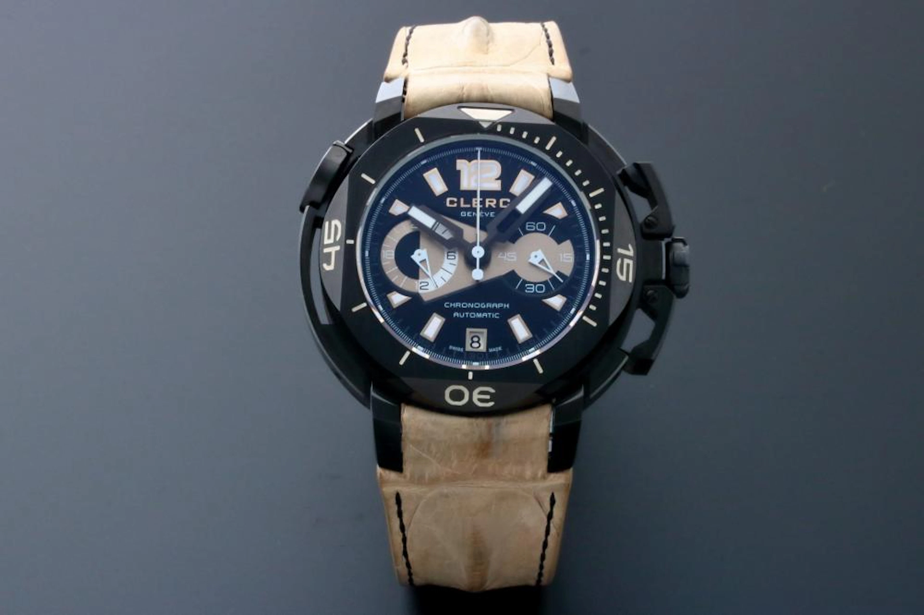 Clerc CHY-2 Hydroscaph Chronograph Watch Limited Editio
