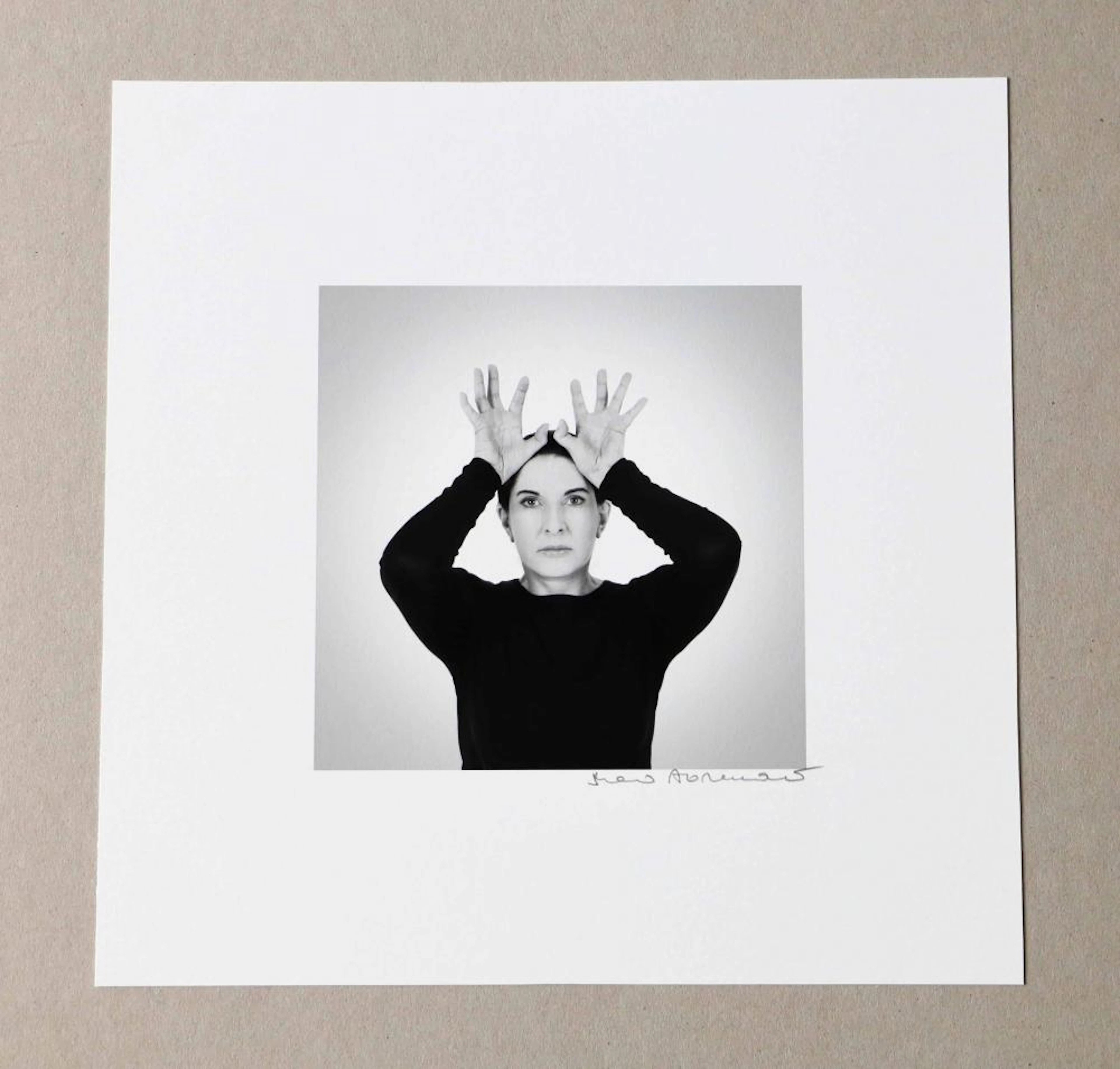 Marina Abramovic Hands as Energy Receivers Pigment Print Limited Editio