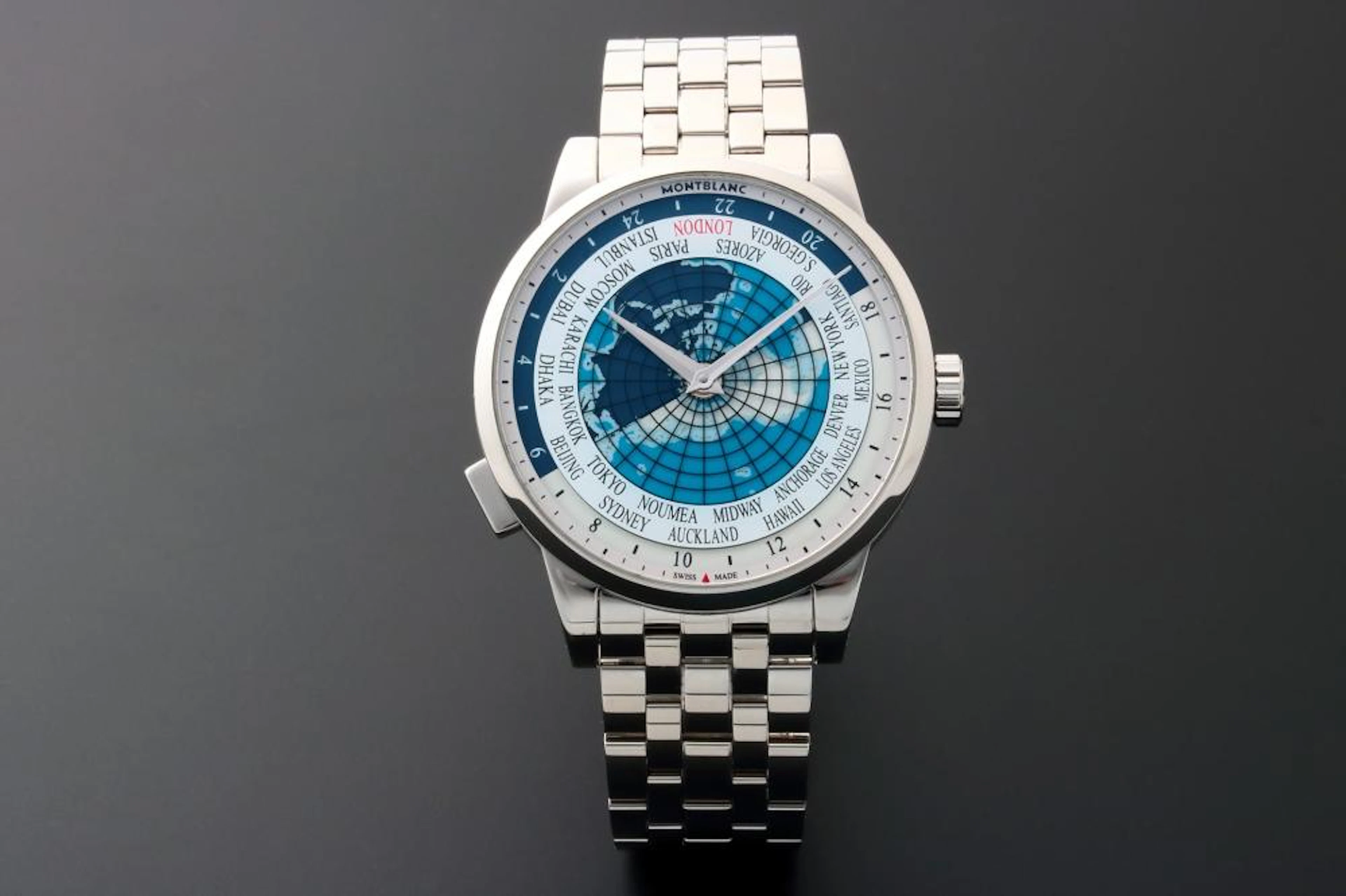 Montblanc Heritage Spirit Terrarum World Timer Watch #7339
