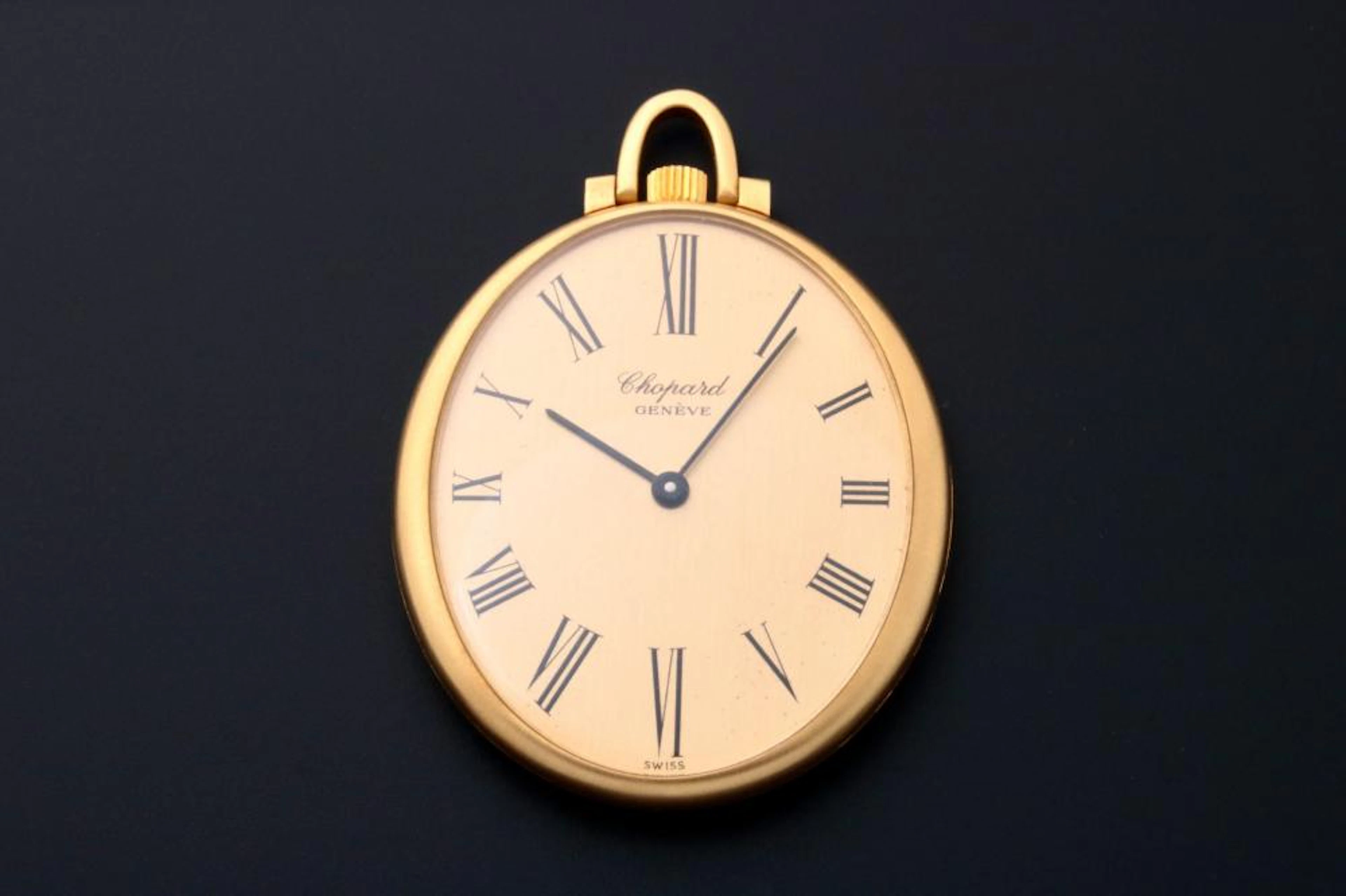 18k Yellow Gold Chopard Pocket Watch 3016