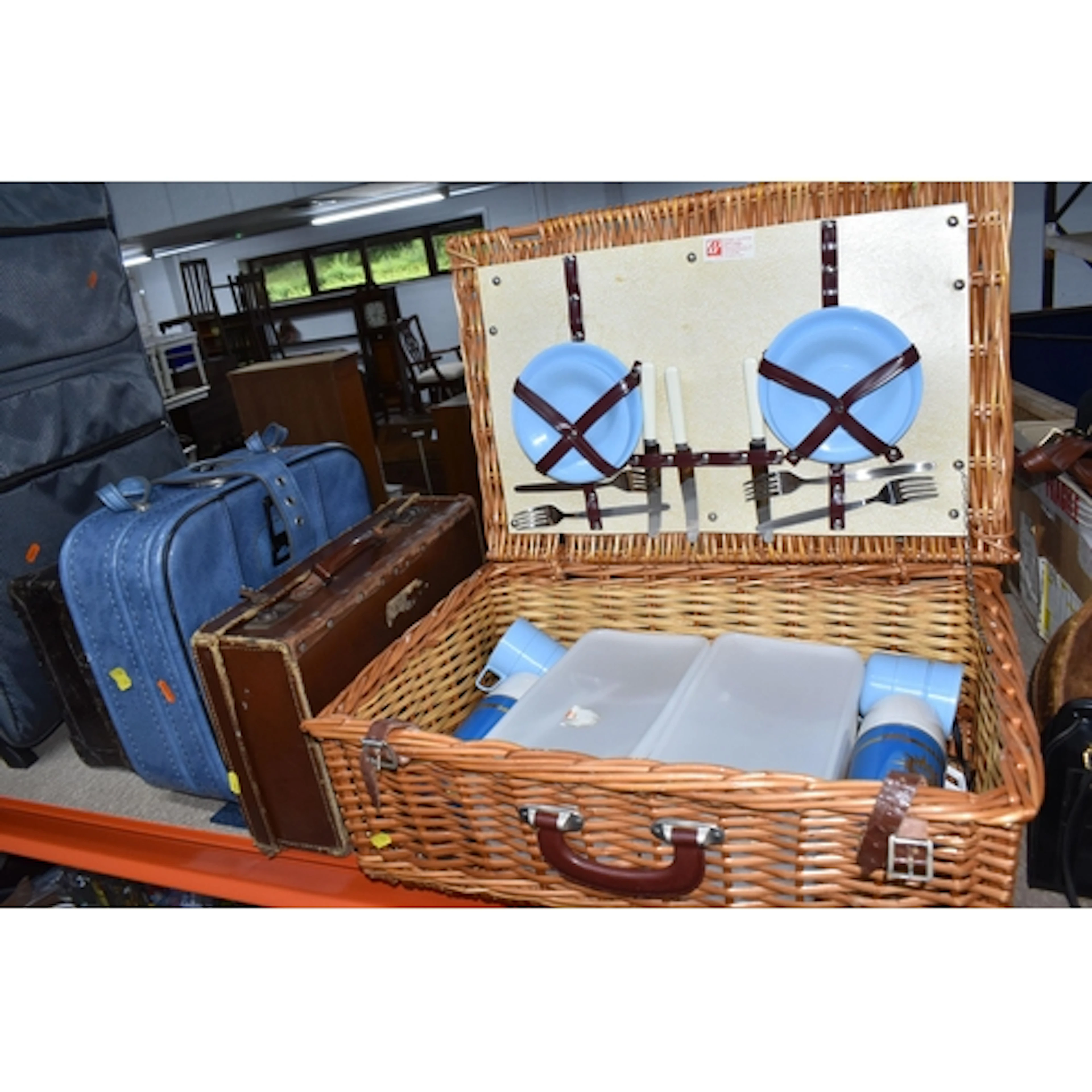 TWO BOXES AND LOOSE BAGS, PURSES AND SUNDRIES to include, la...
