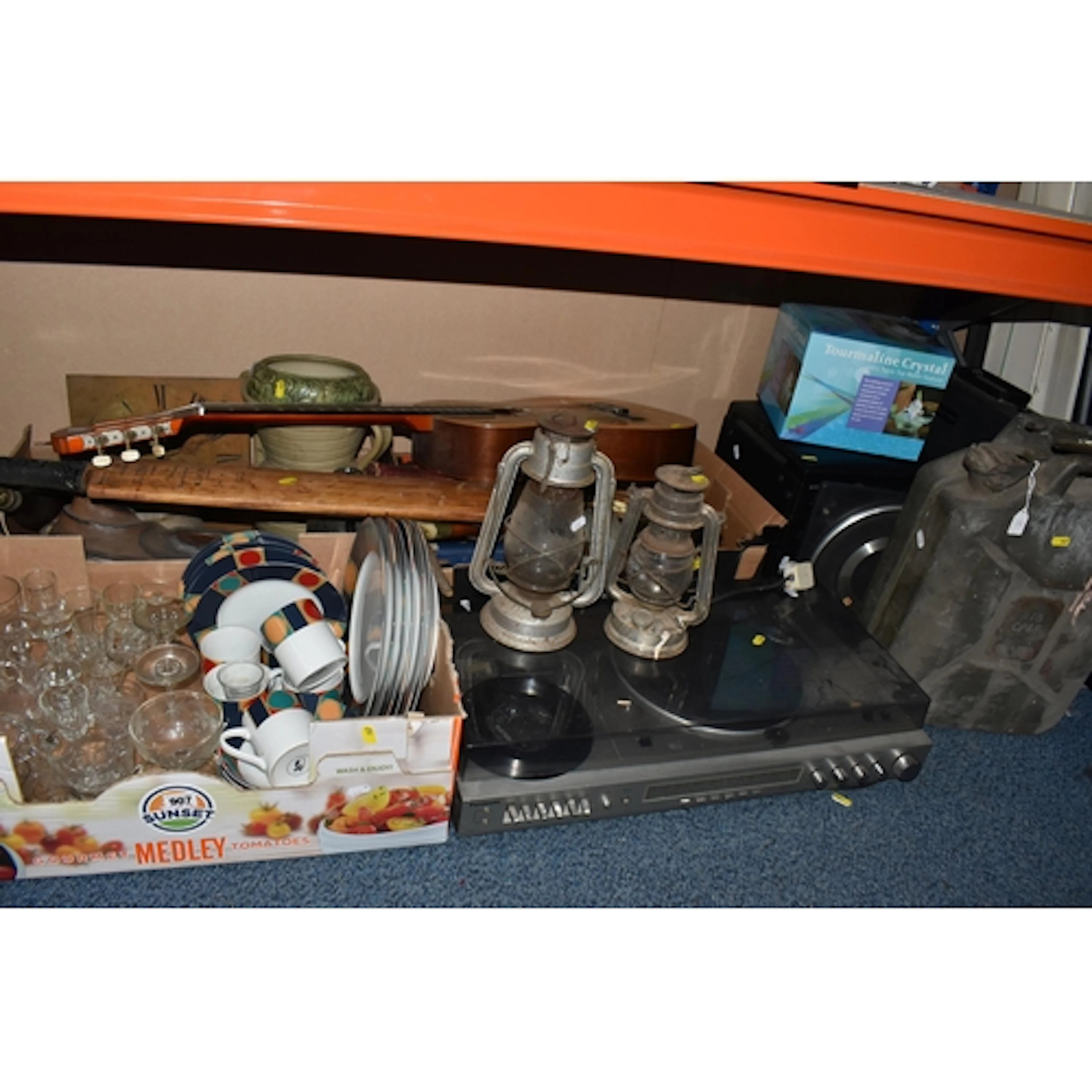 THREE BOXES AND LOOSE MISCELLANEOUS ITEMS to include a quant...