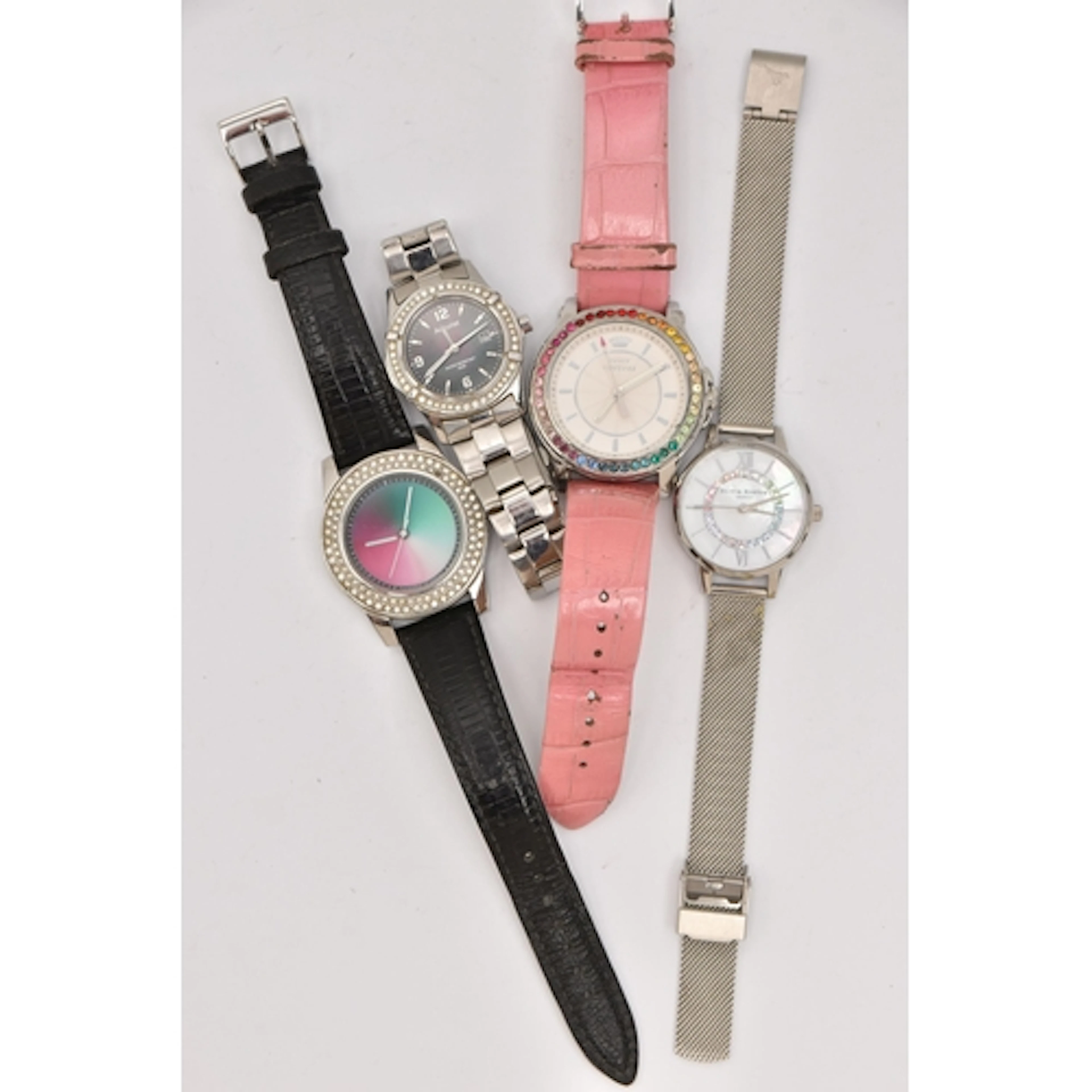 FOUR LADIES FASHION WRISTWATCHES, to include a quartz 'Juicy...