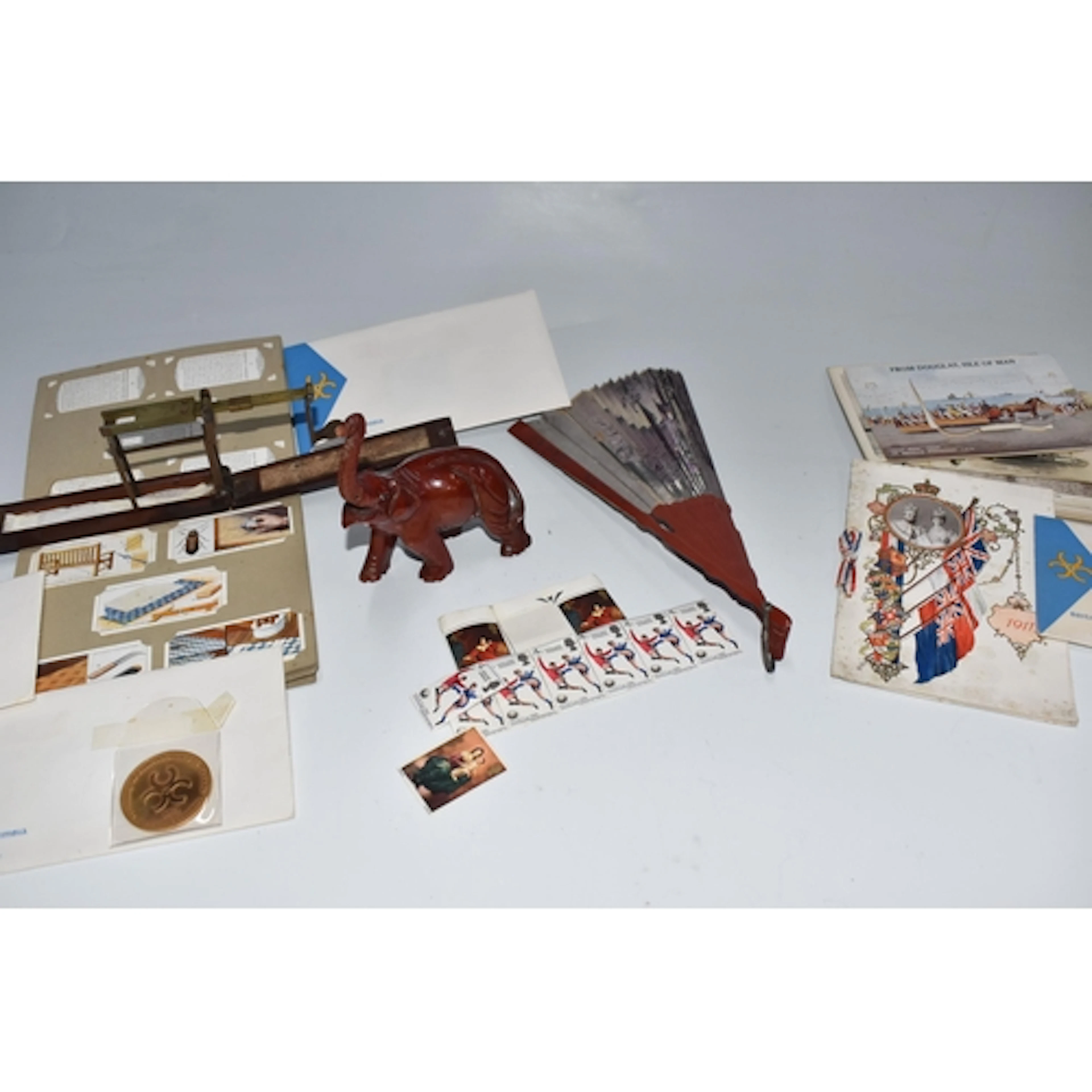 ONE BOX OF EPHEMERA containing six 4d England World Cup Win...
