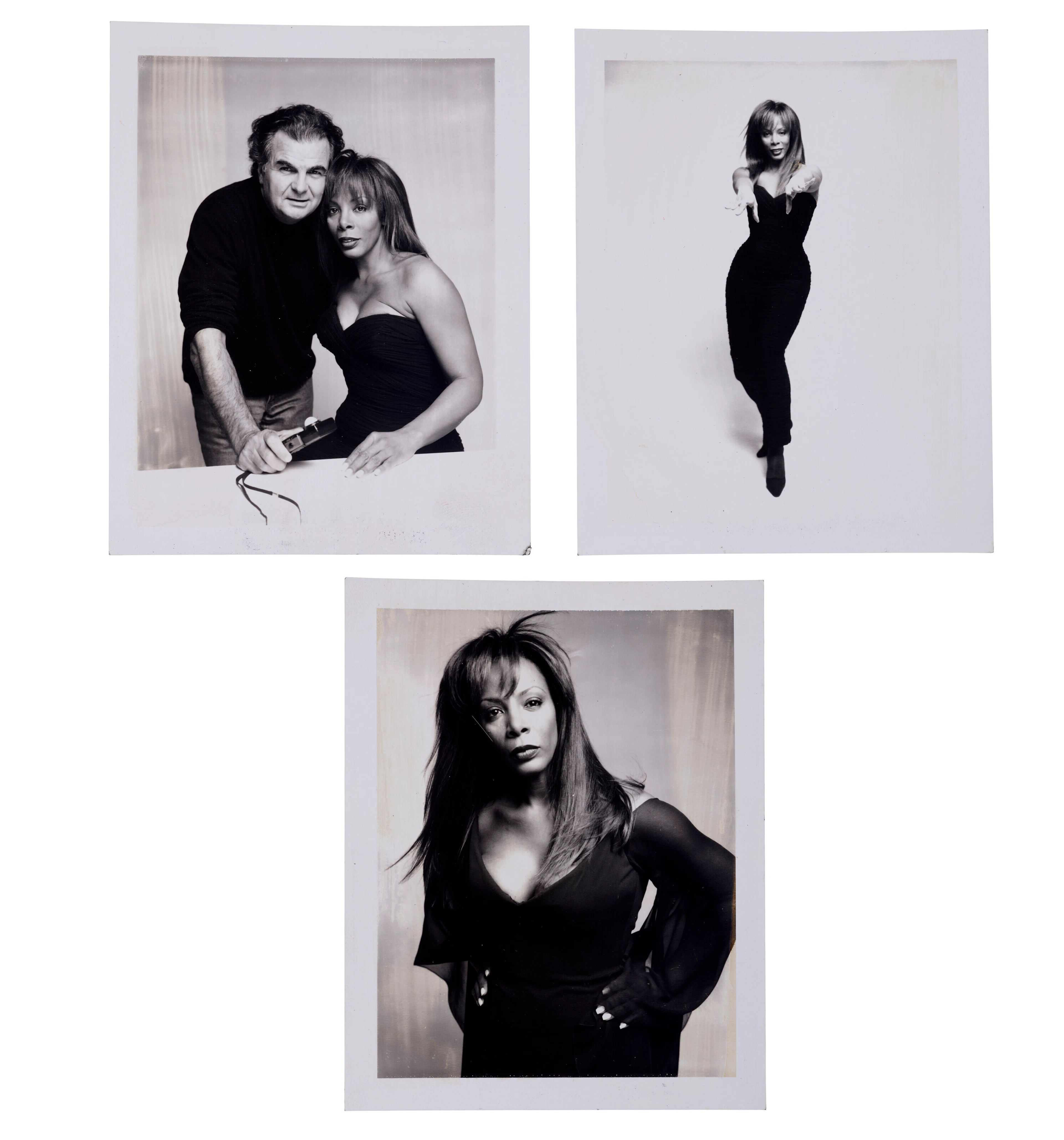 THREE PHOTOGRAPHS OF DONNA SUMMER