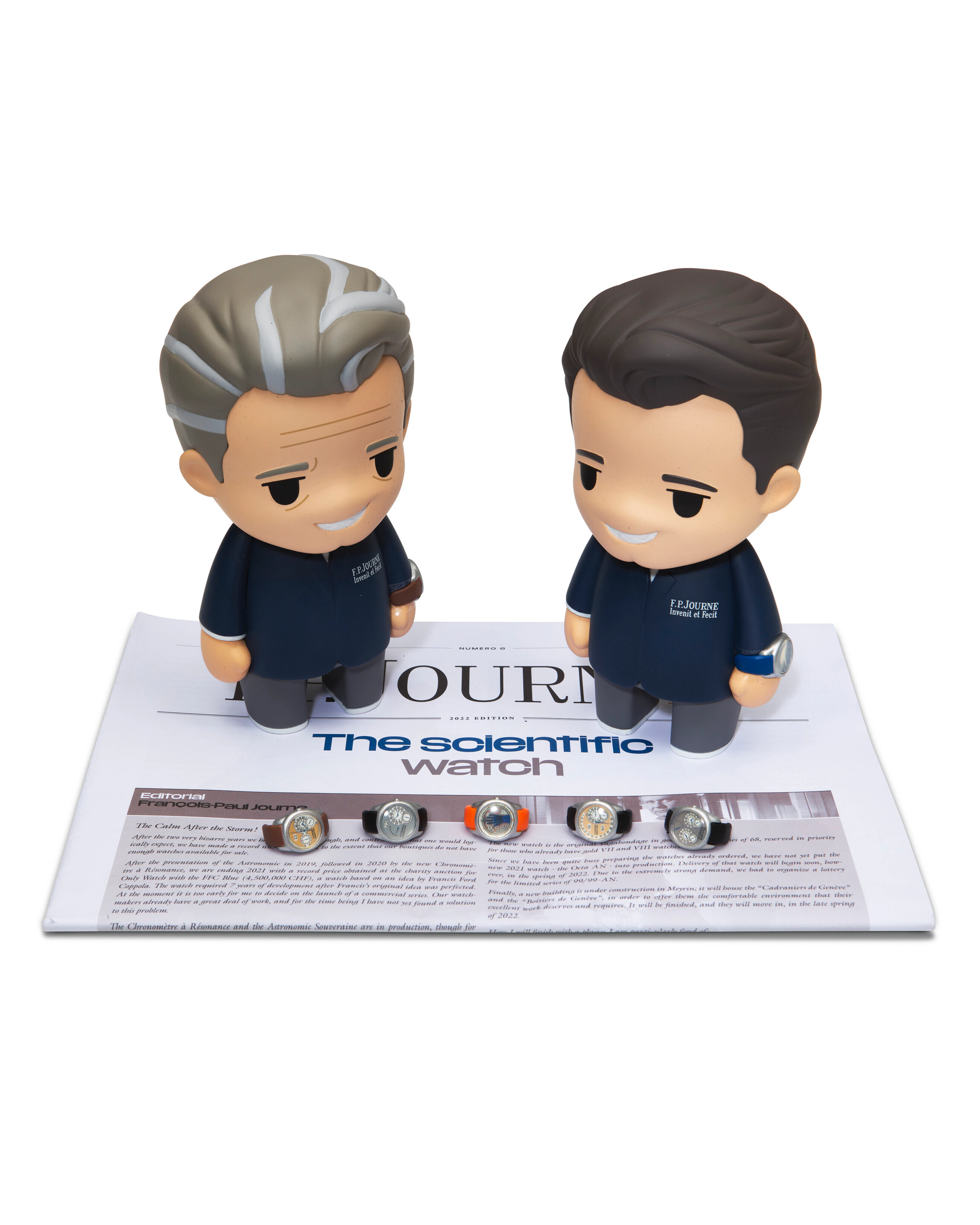 F.P. JOURNE X BAIT KOKIES, A VINYL FIGURINE SET FEATURING FRANÇOIS-PAUL JOURNE