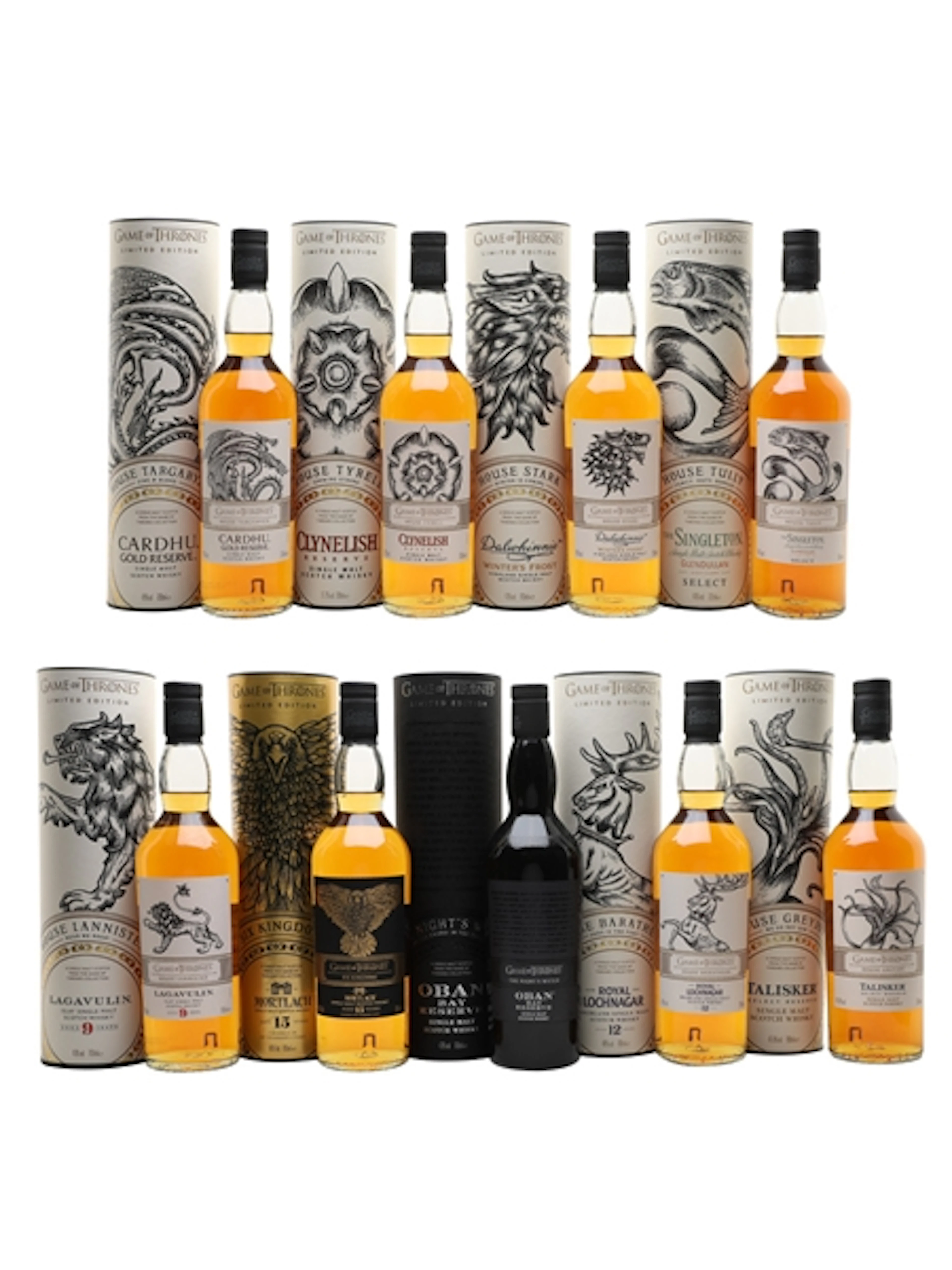 Game Of Thrones Whiskies Set Cardhu