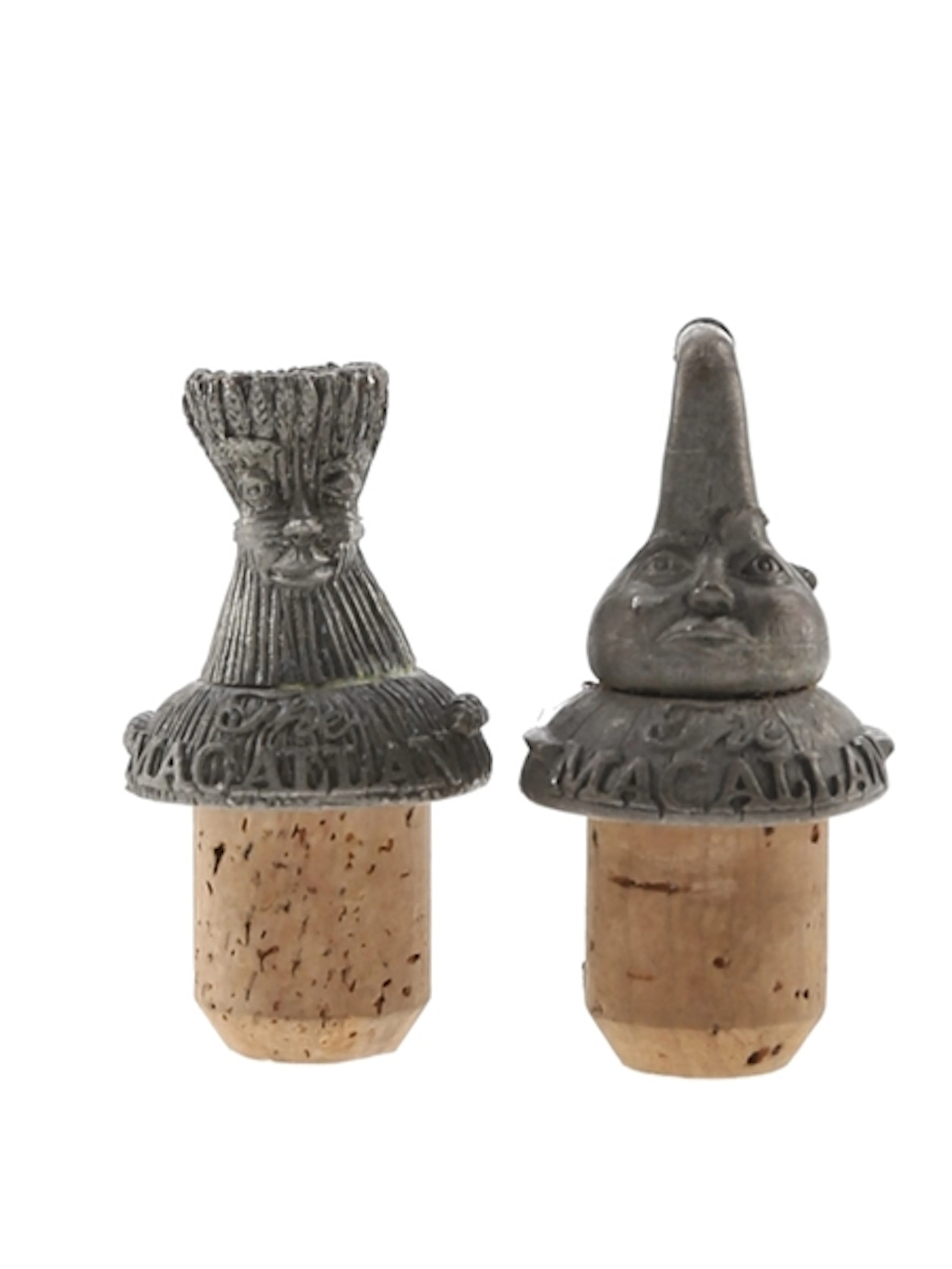 Macallan Pewter Cork Stoppers Golden Promise Barley & Curiously Small Stills