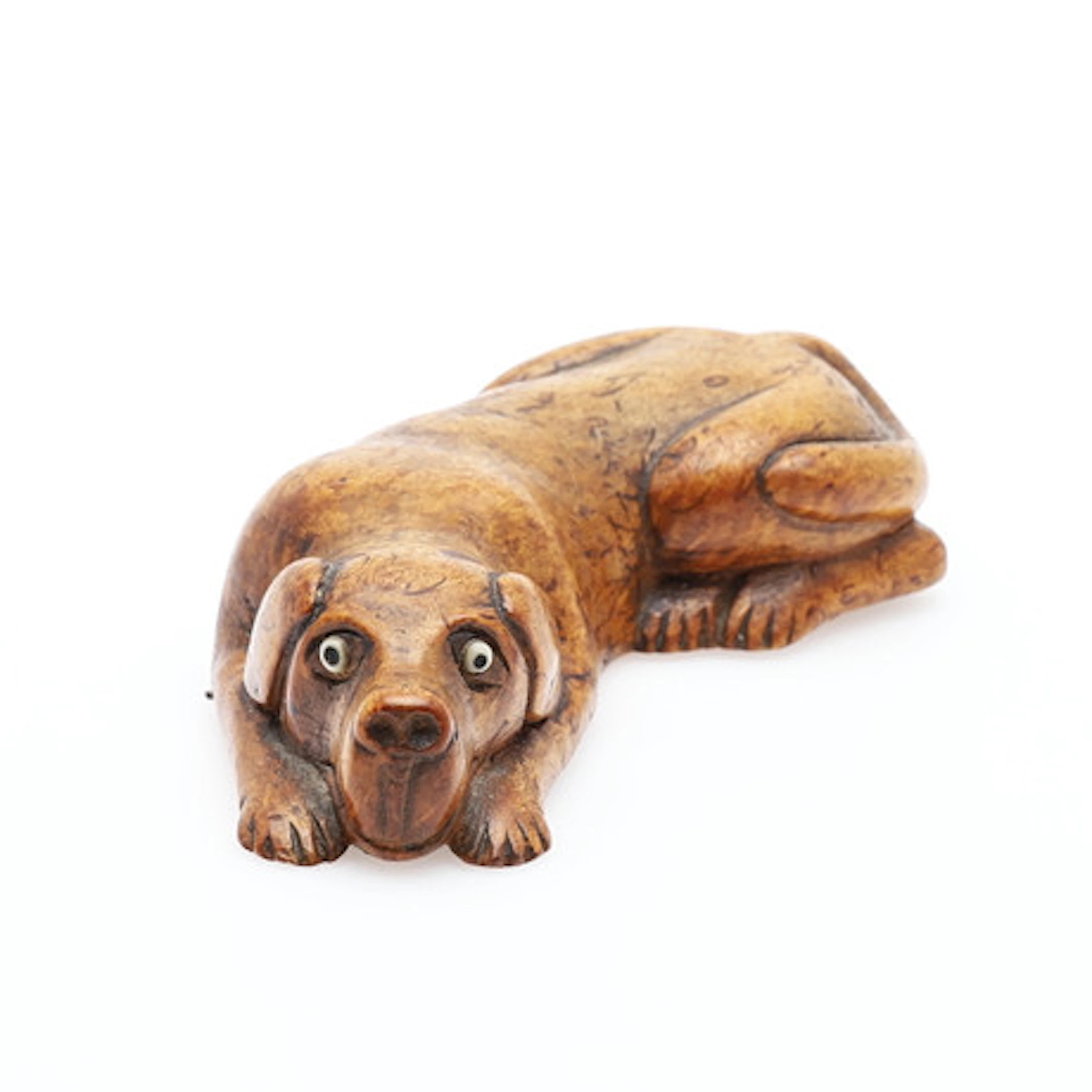 SNUSHUND, allmoge, masurbjörk, 1800-tal.
