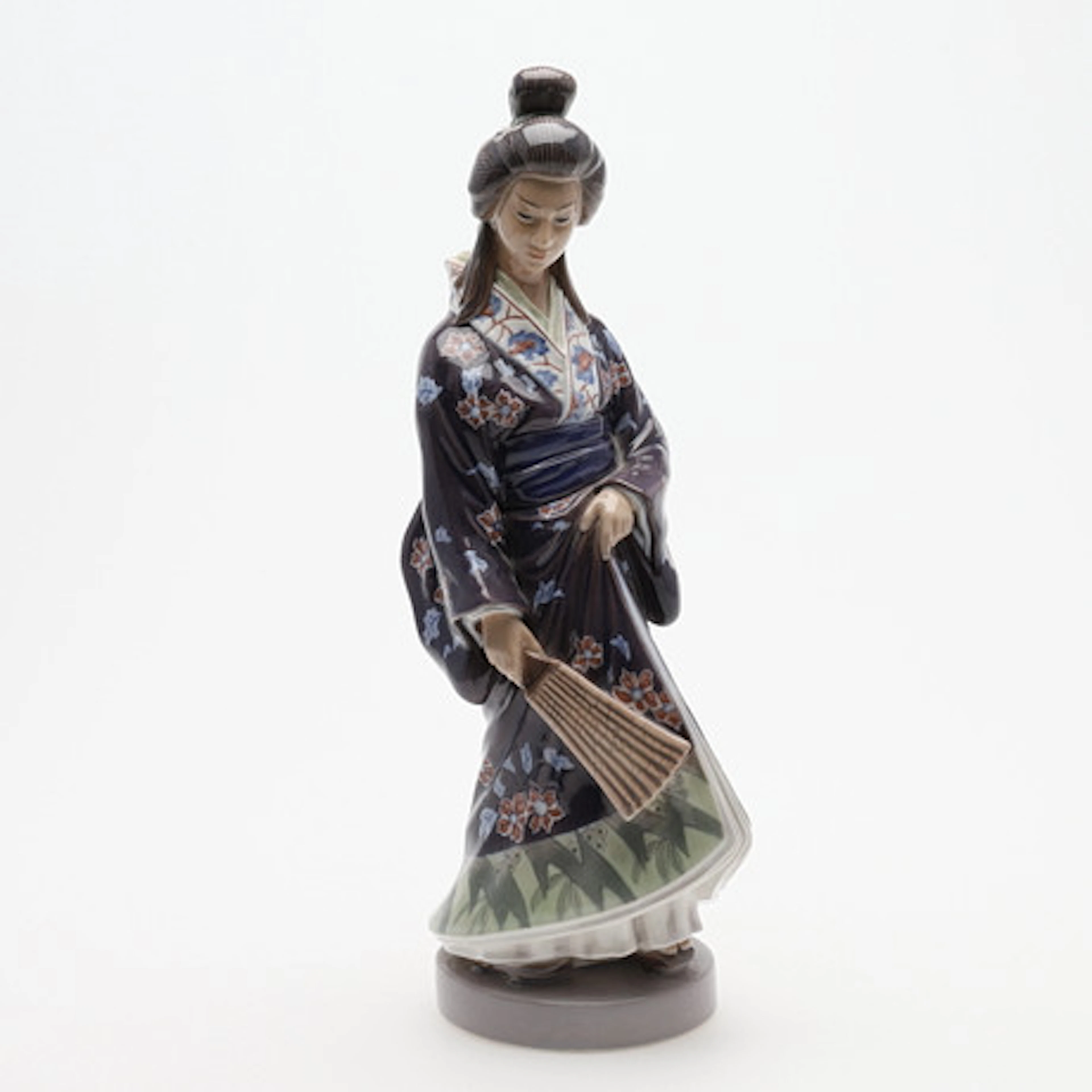 FIGUR, JAPANSK KVINNA, PORSLIN, DAHL JENSE…