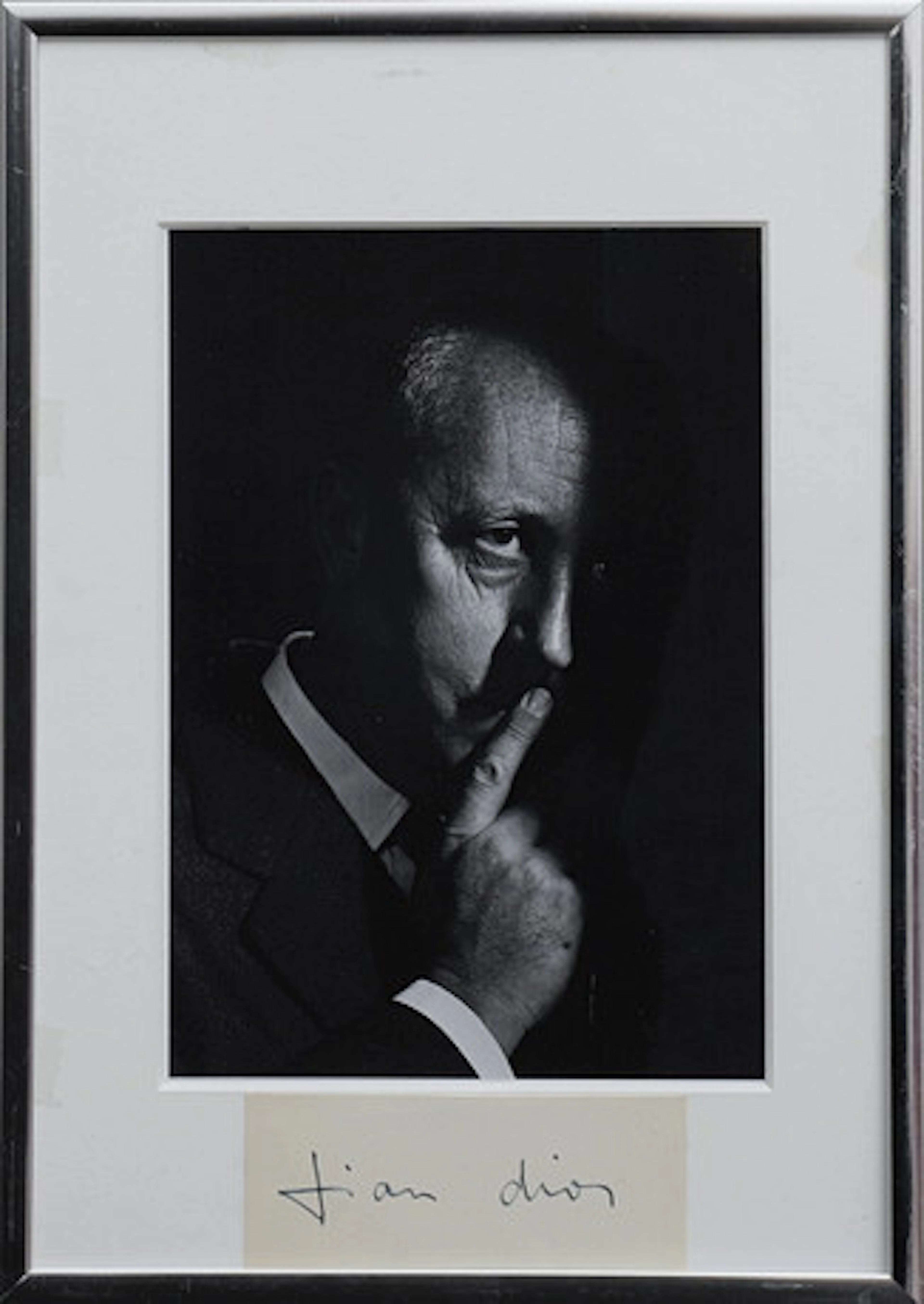 AUTOGRAF. CHRISTIAN DIOR (1905-1957) FRANS…