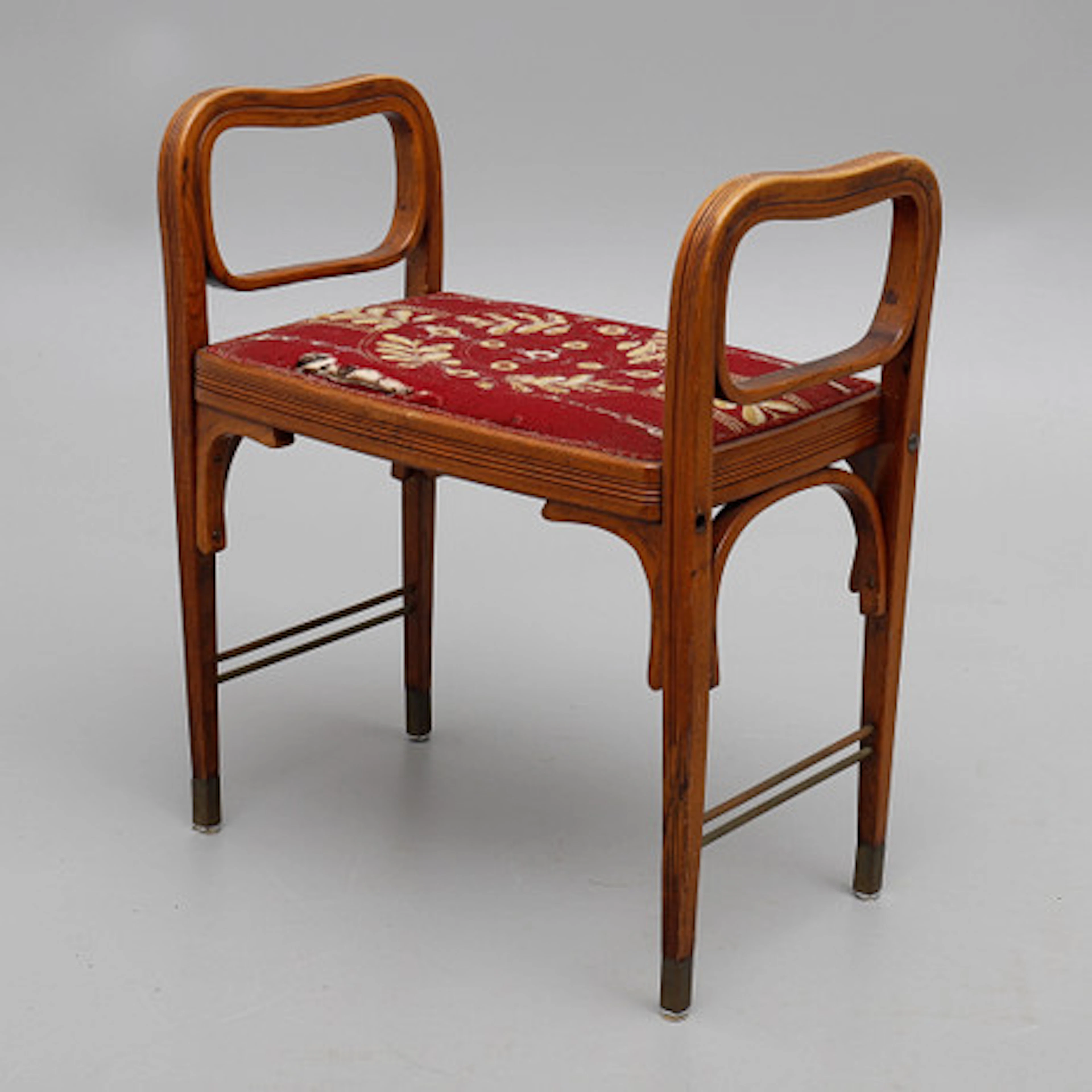 TABURETT/BANKETT, OTTO WAGNER FÖR J&J KOHN…