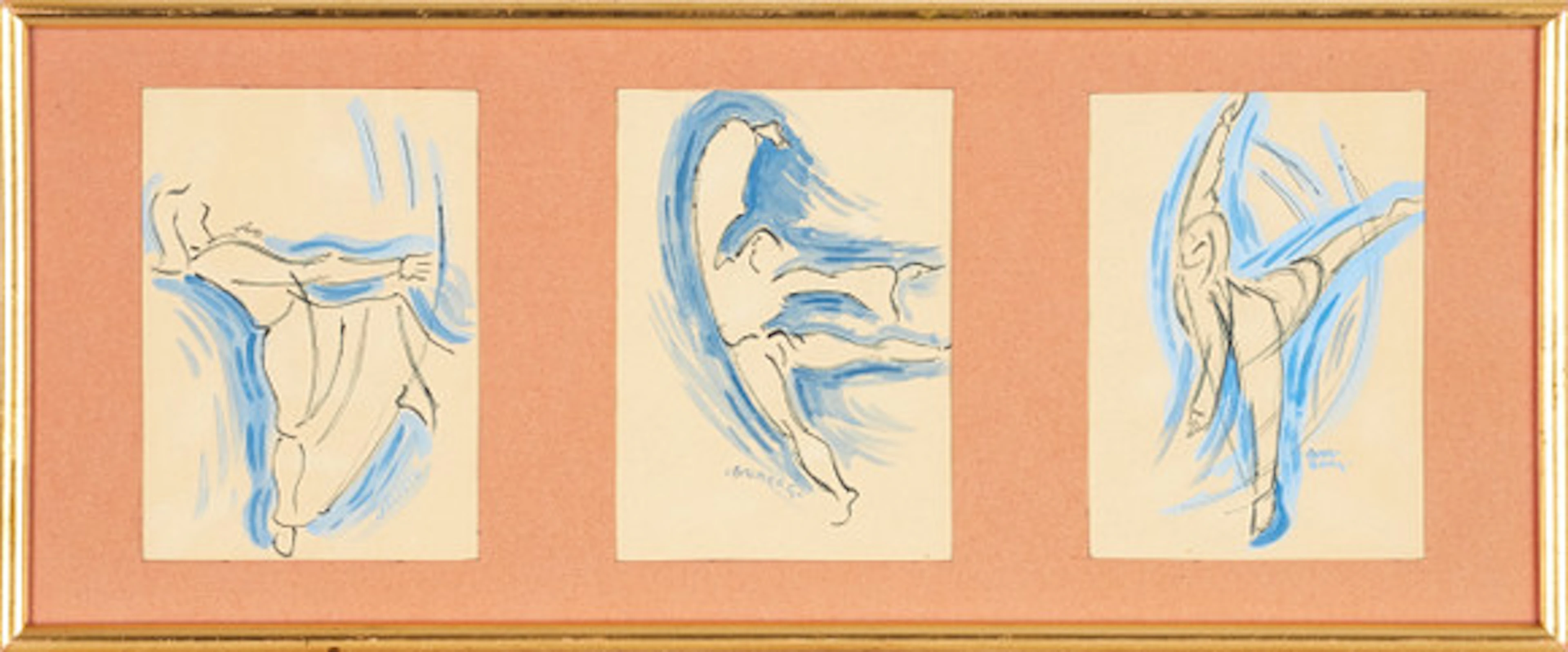 BENGT CARLBERG (Sverige, 1897-1967), Dansa…