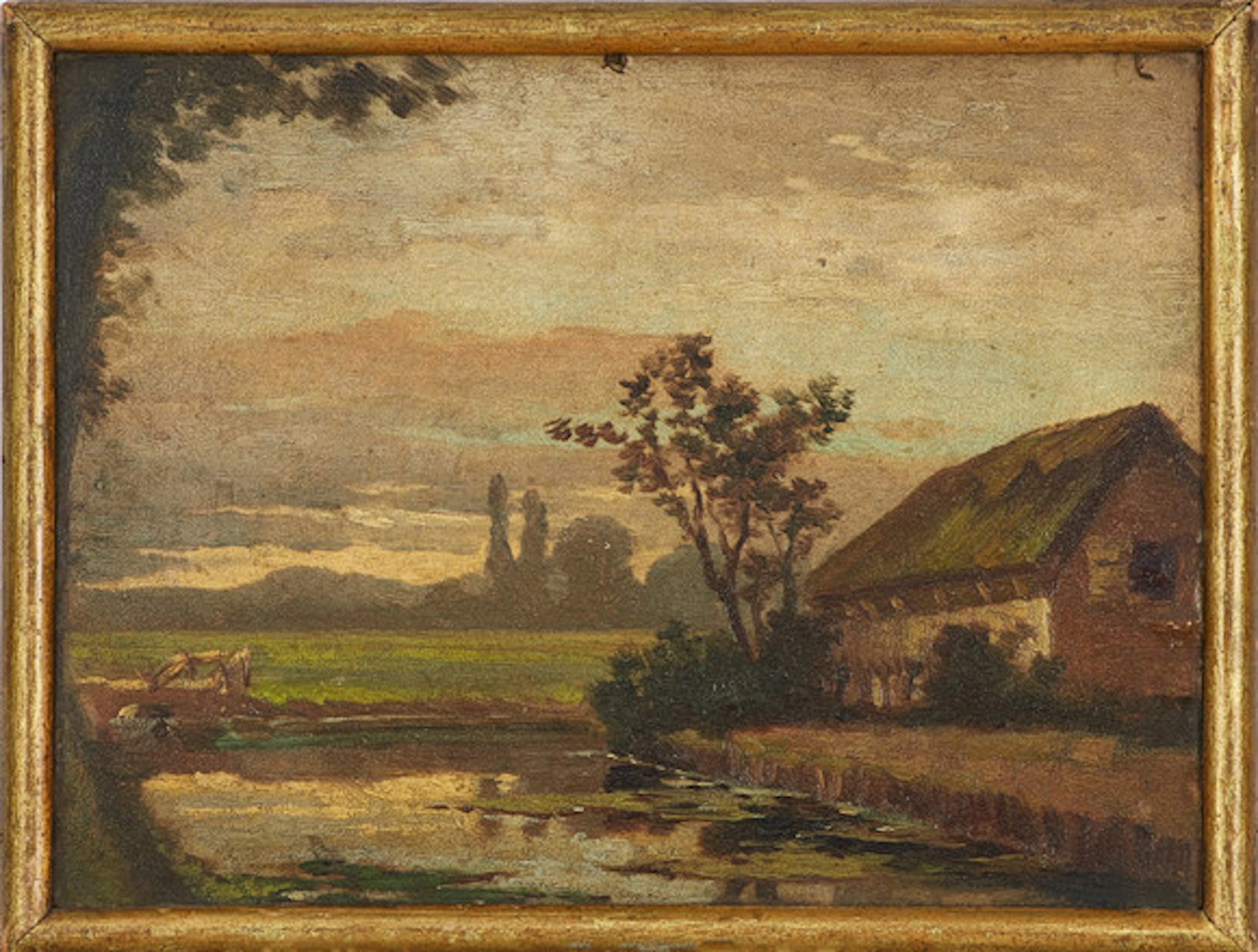 JEAN FRANCOIS MILLET, HANS ART. Bondgård v…