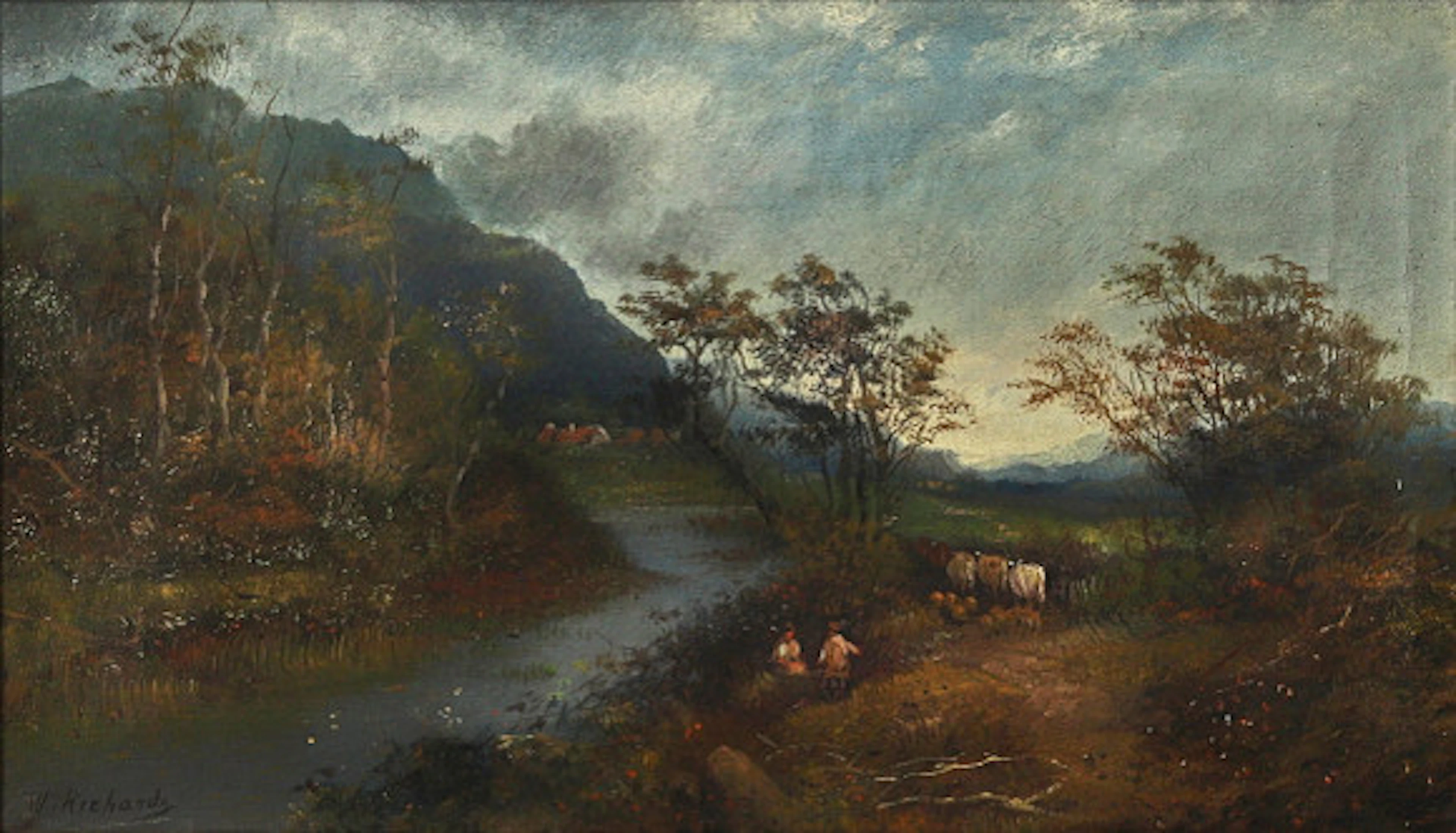 FRANCIS E. JAMIESON (1895-1950). Landskap …
